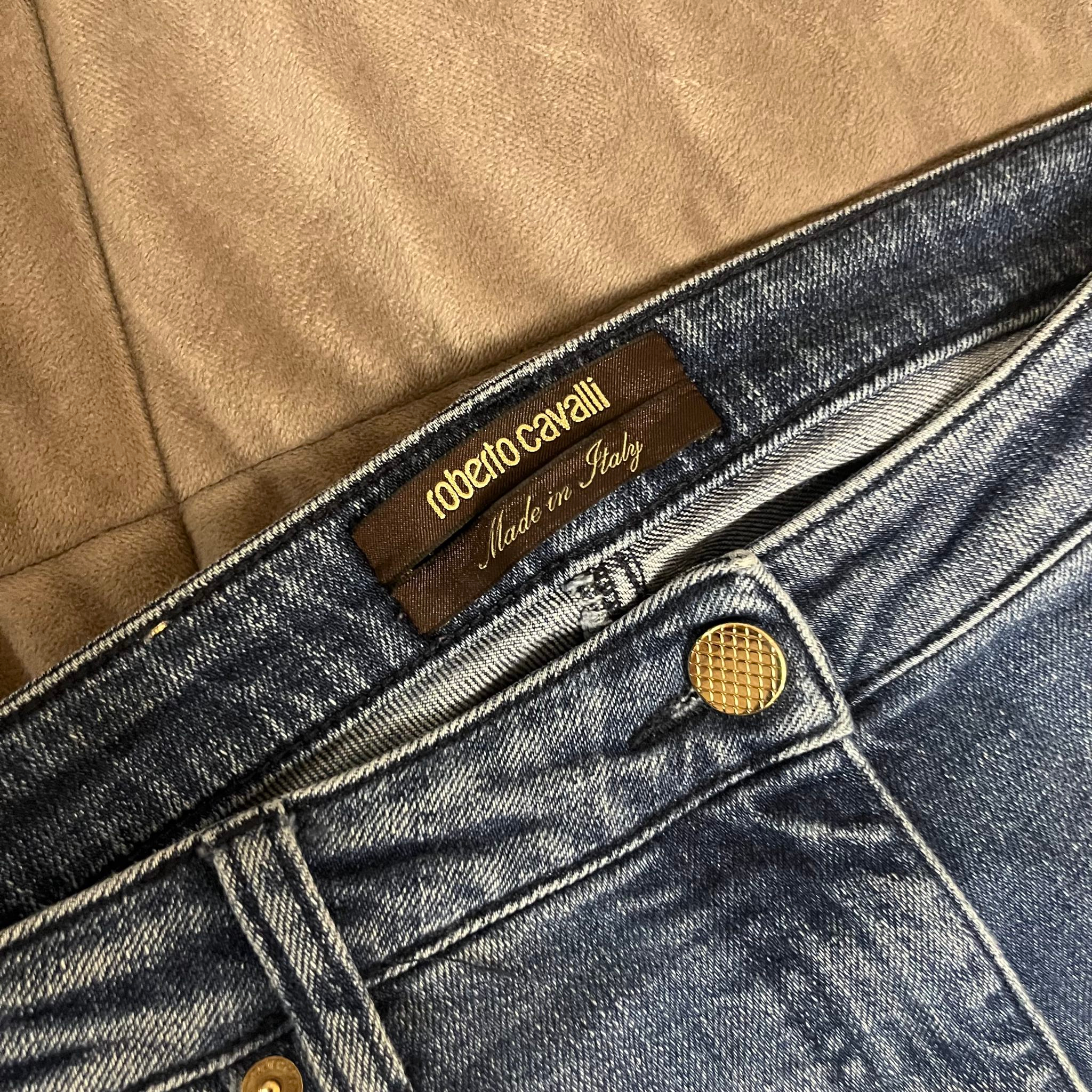 roberto cavalli Джинсы, миниатюра 3