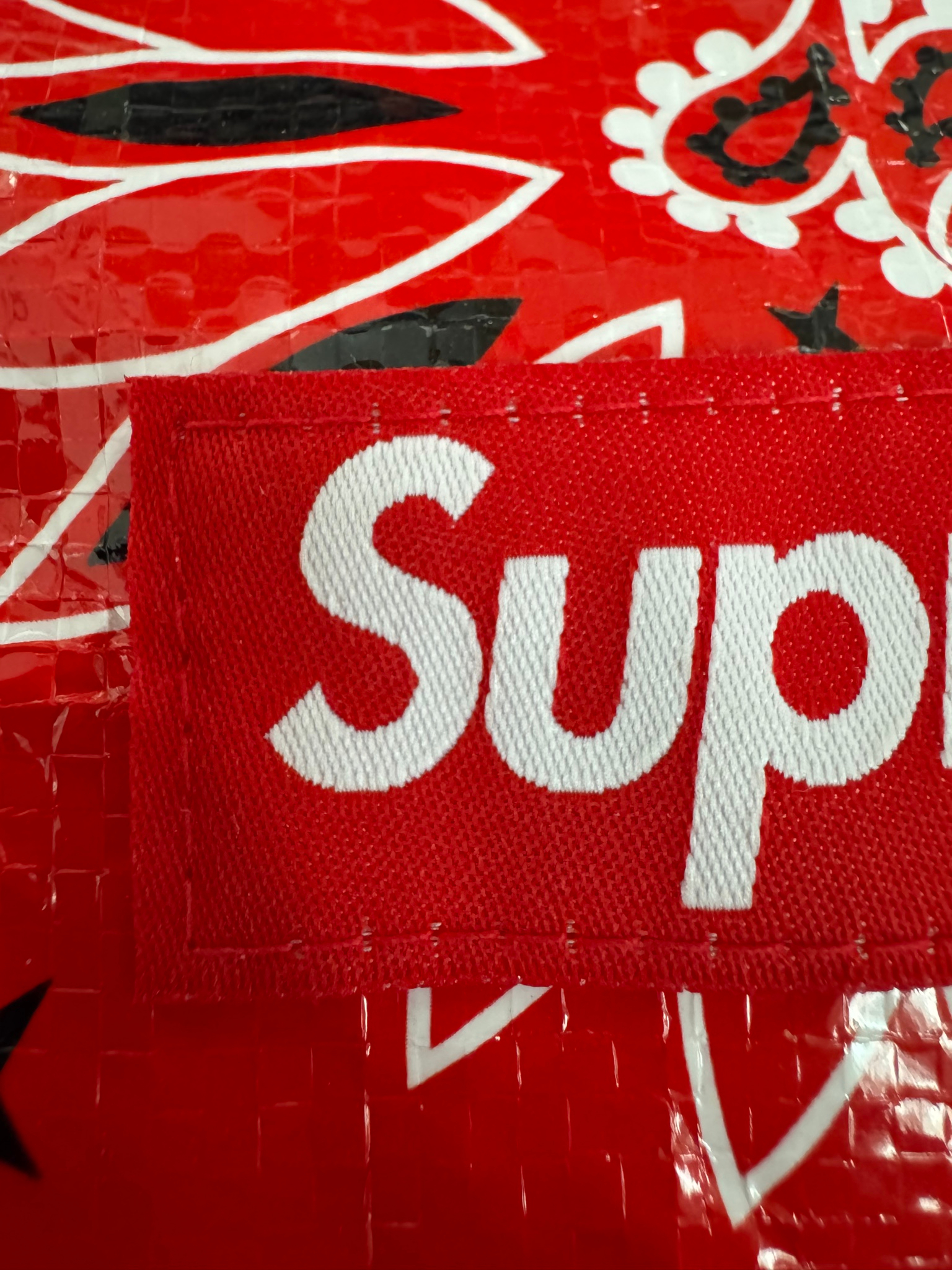 Supreme Woven PP Tote/Carrier Bag, миниатюра 8