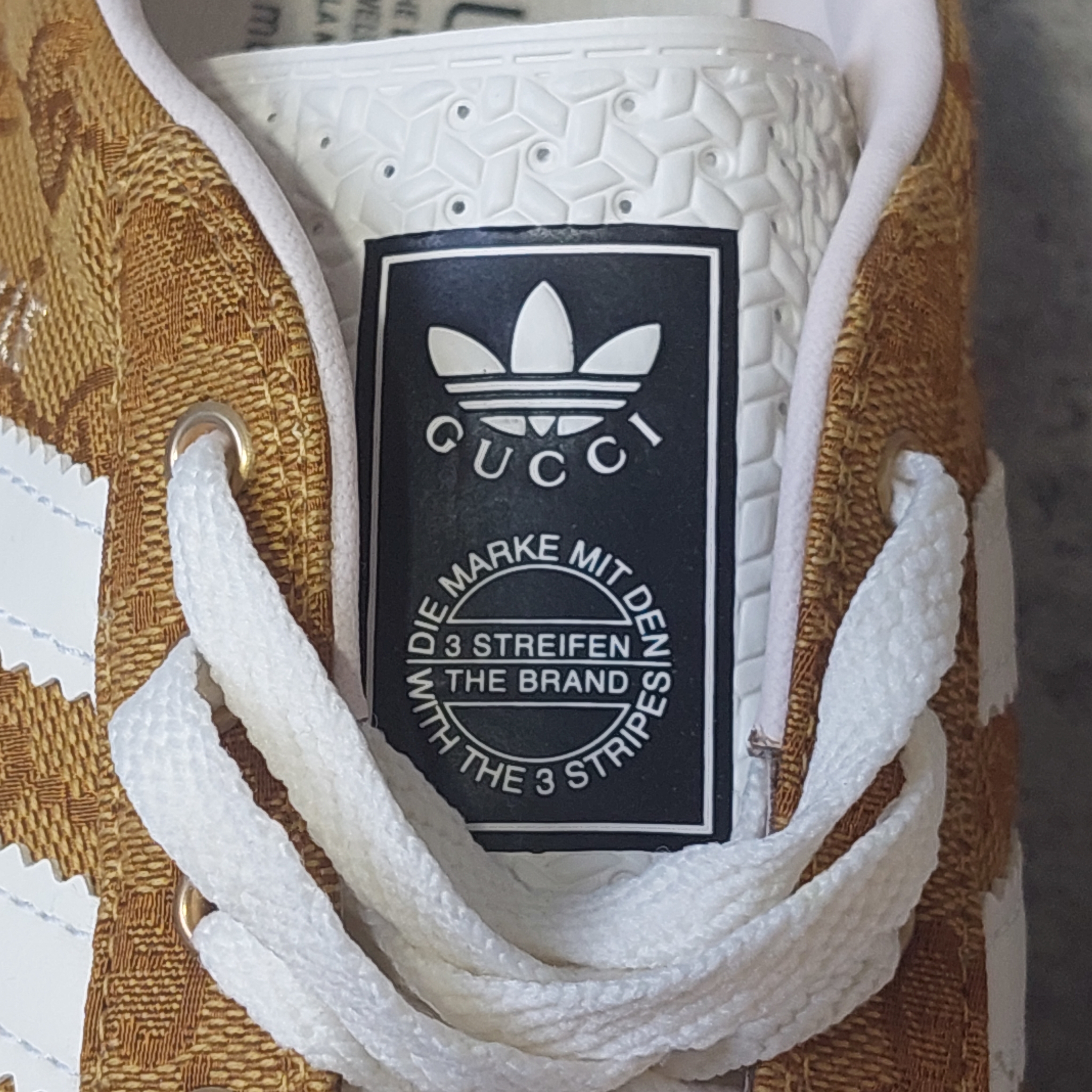 adidas x Gucci Gazelle "Beige Brown", миниатюра 7