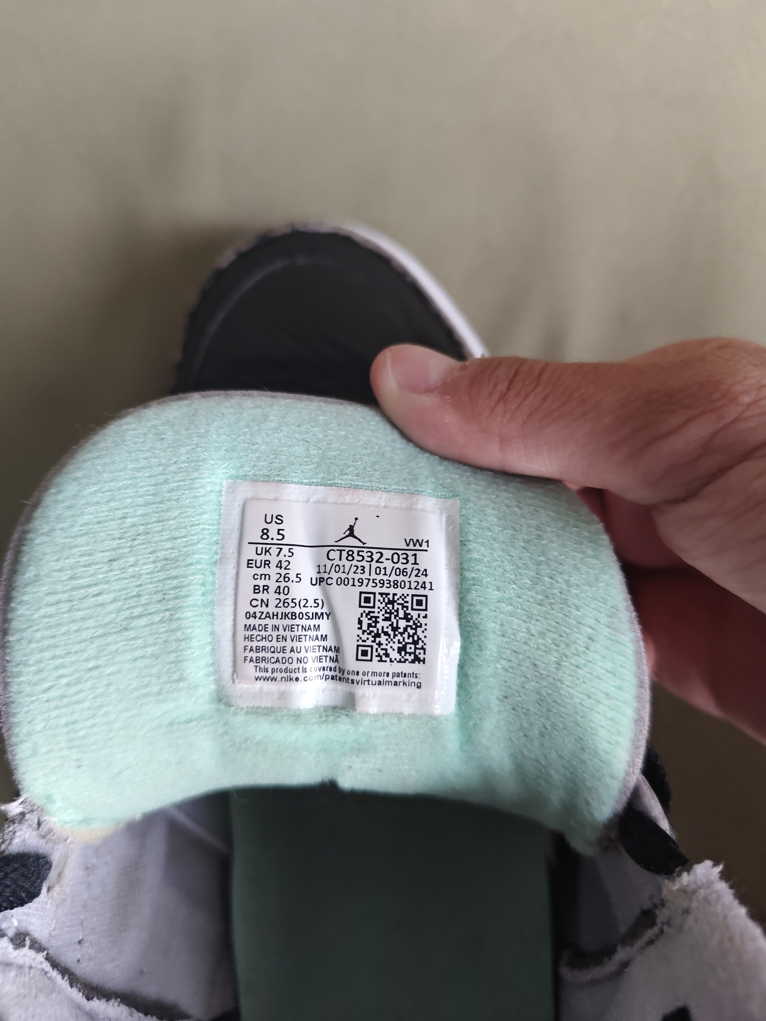 Air Jordan 3 Green Glow, миниатюра 7