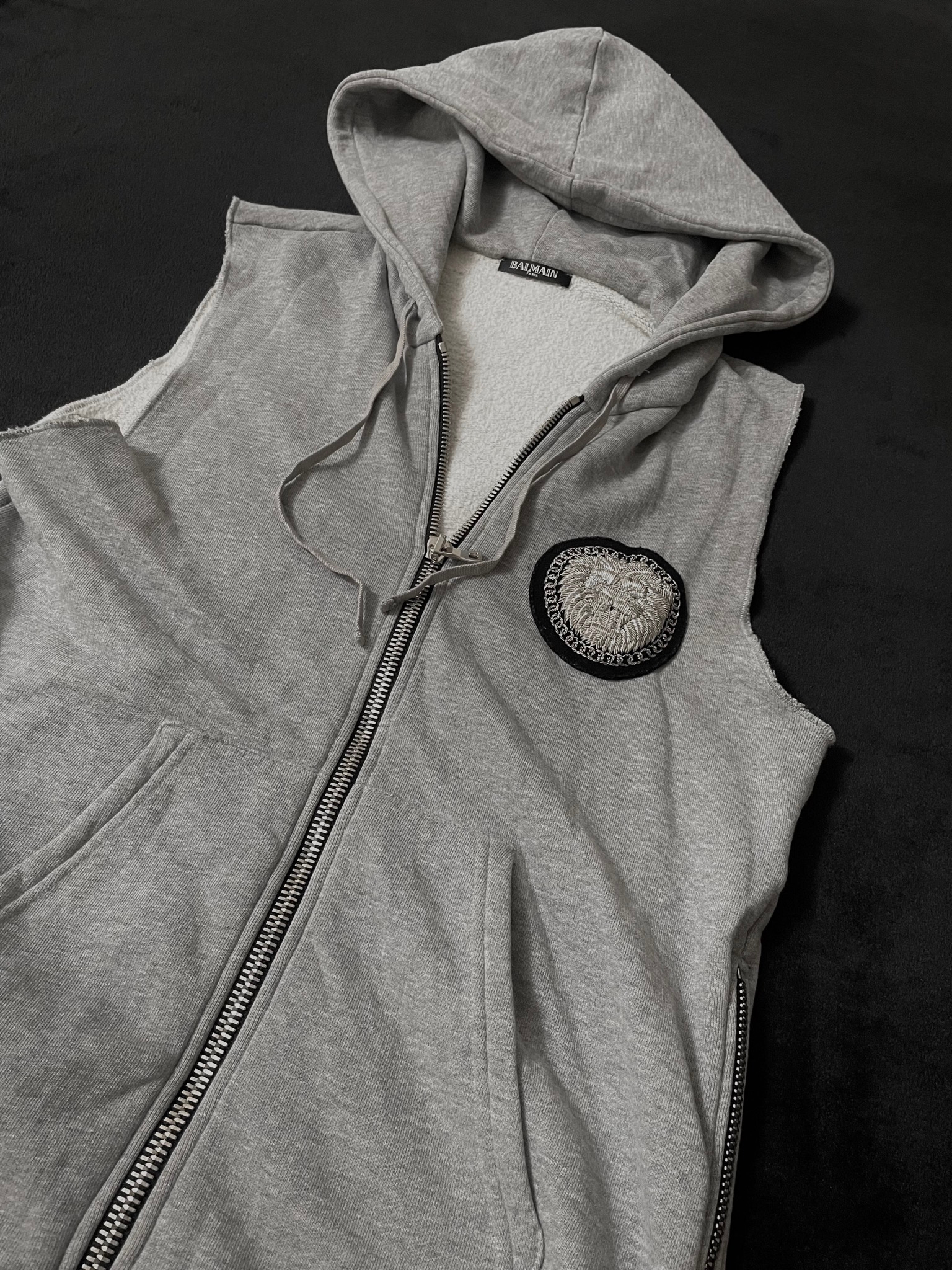 Balmain Sleeveless hoodie 2014, миниатюра 3