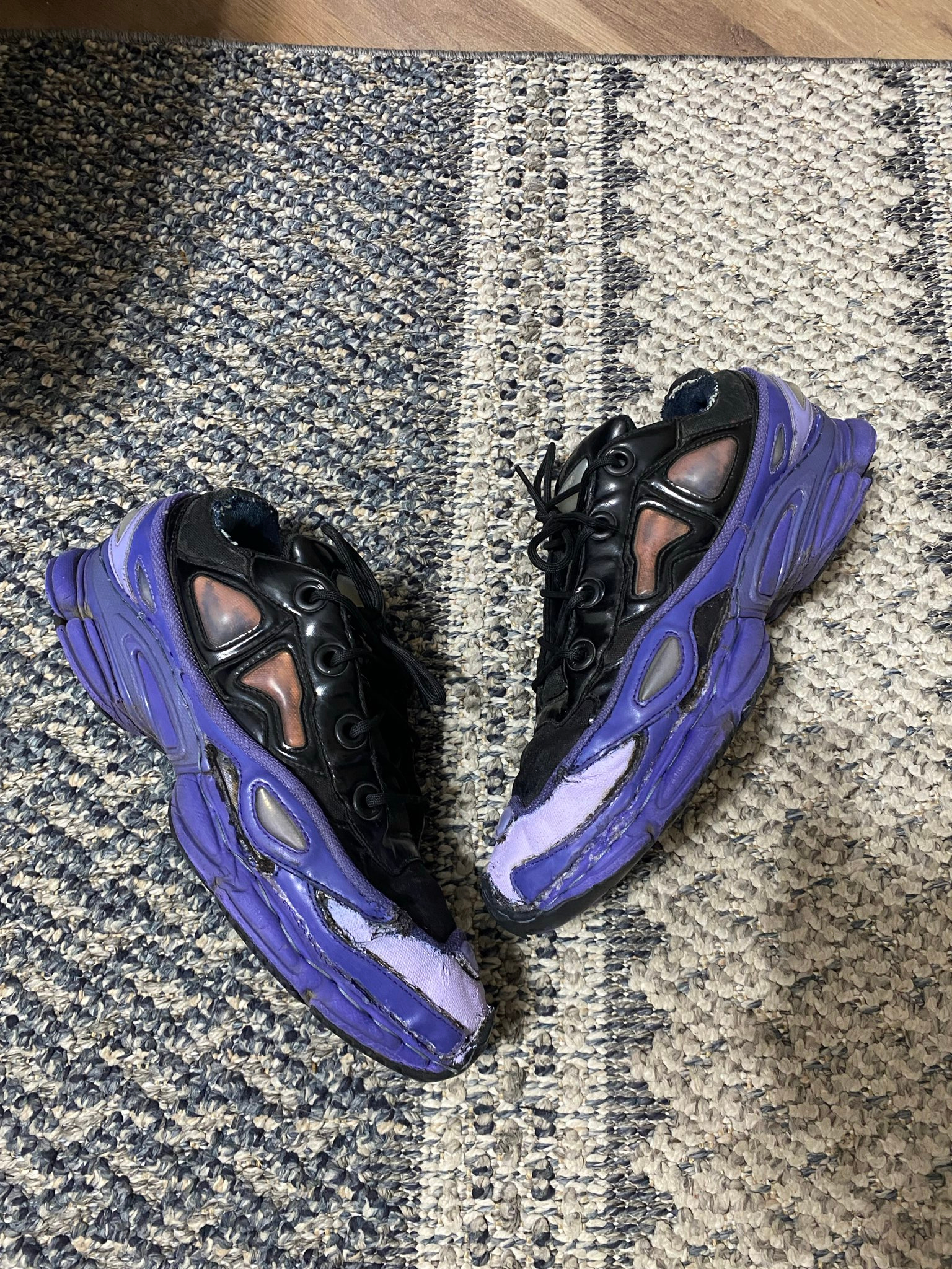 Adidas x Raf Simons Ozweego 3 Purple Black, миниатюра 3