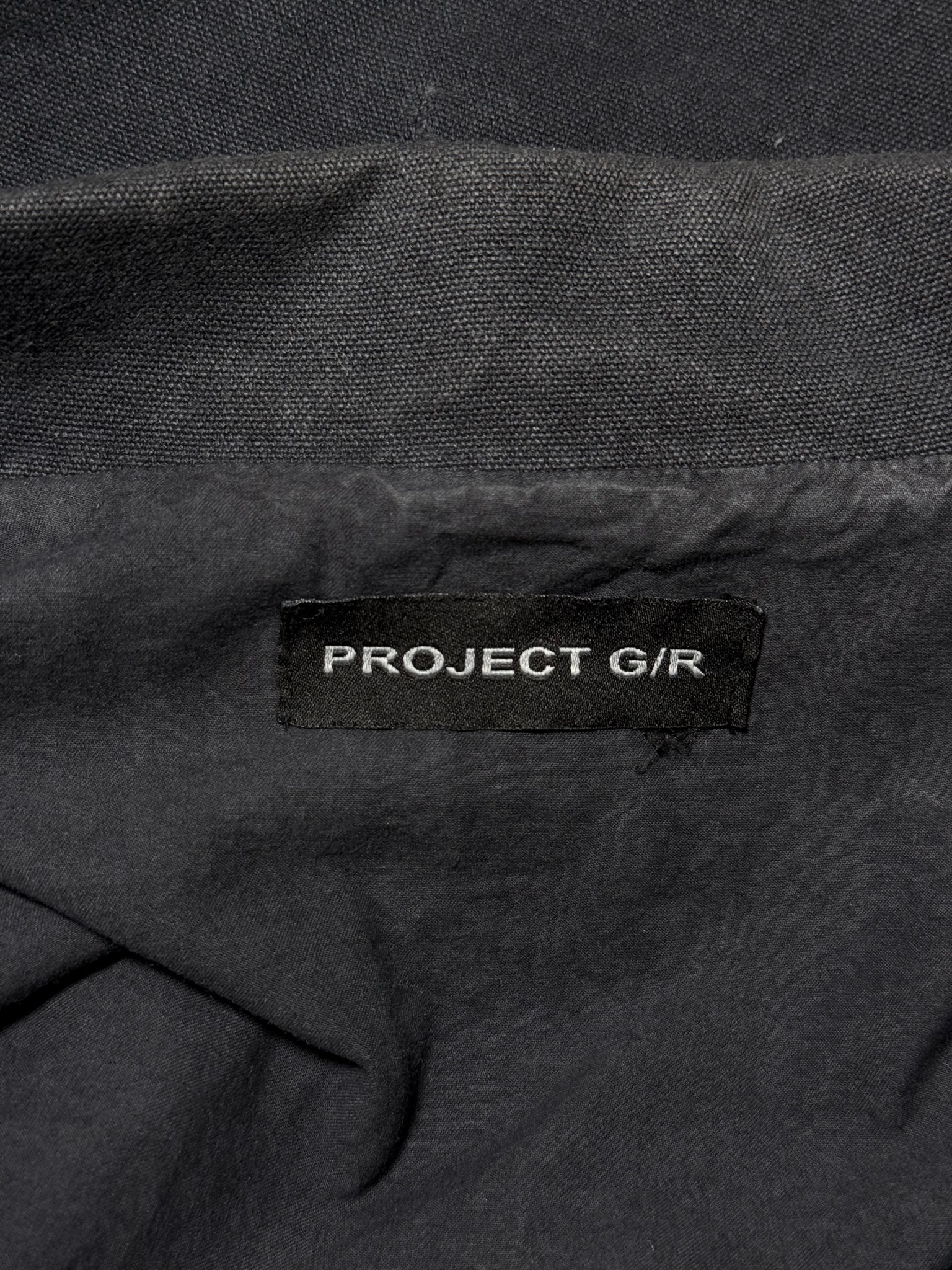 Project G/R Distressed Canvas Blue Work Jacket, миниатюра 7