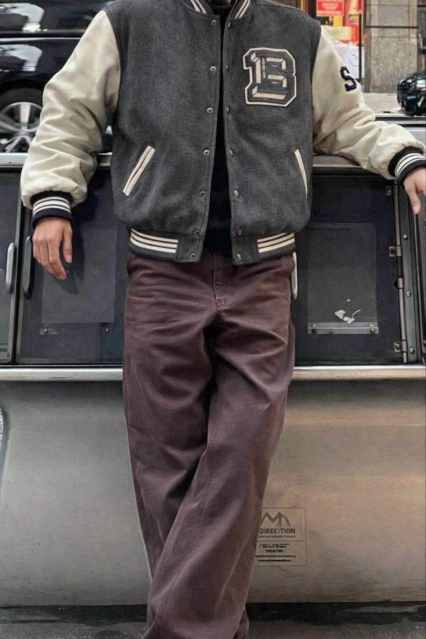 Buster 1990s Vintage Varsity Bomber Jacket, миниатюра 7