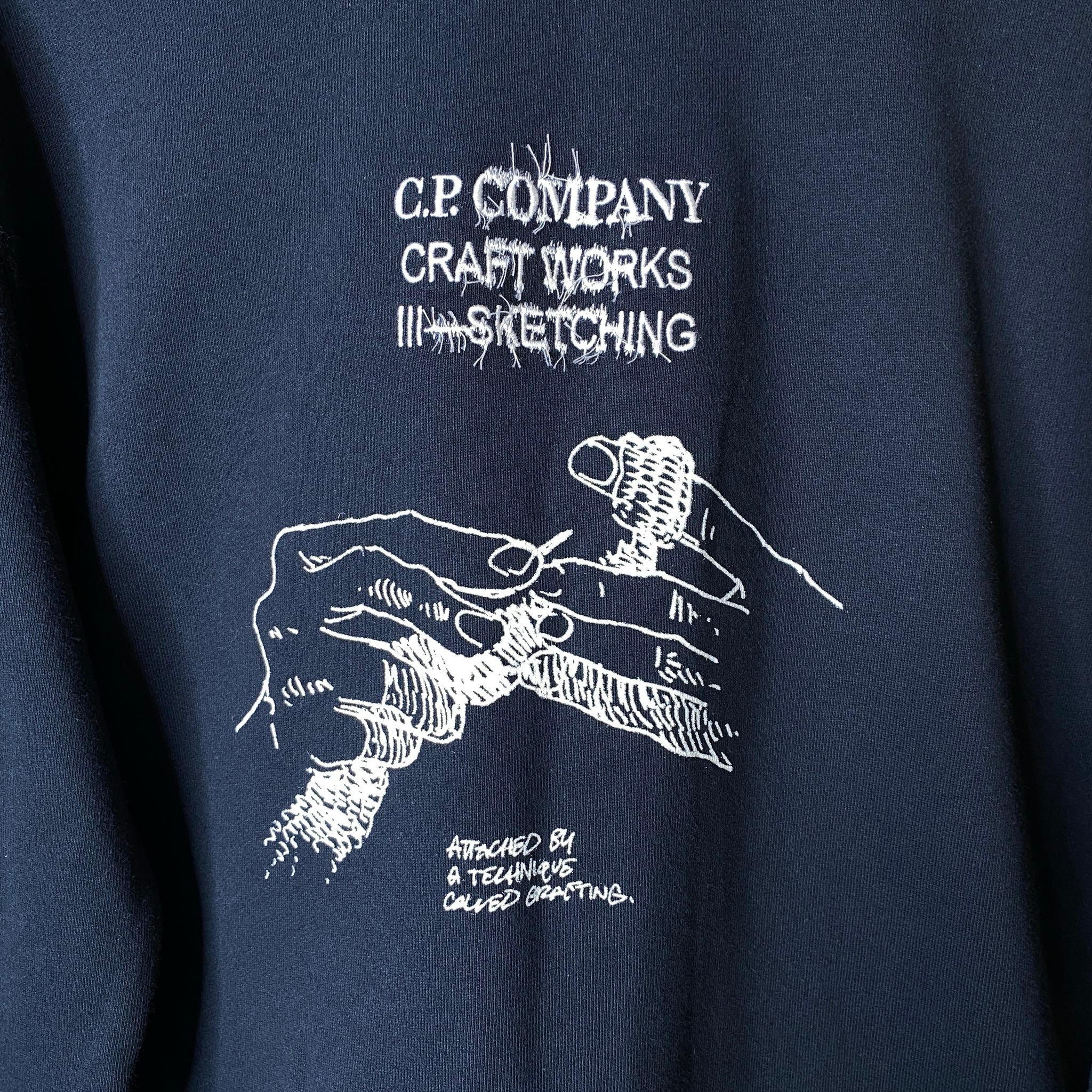 C.P. Company  Craft Works Sweatshirt Black SS20, миниатюра 4