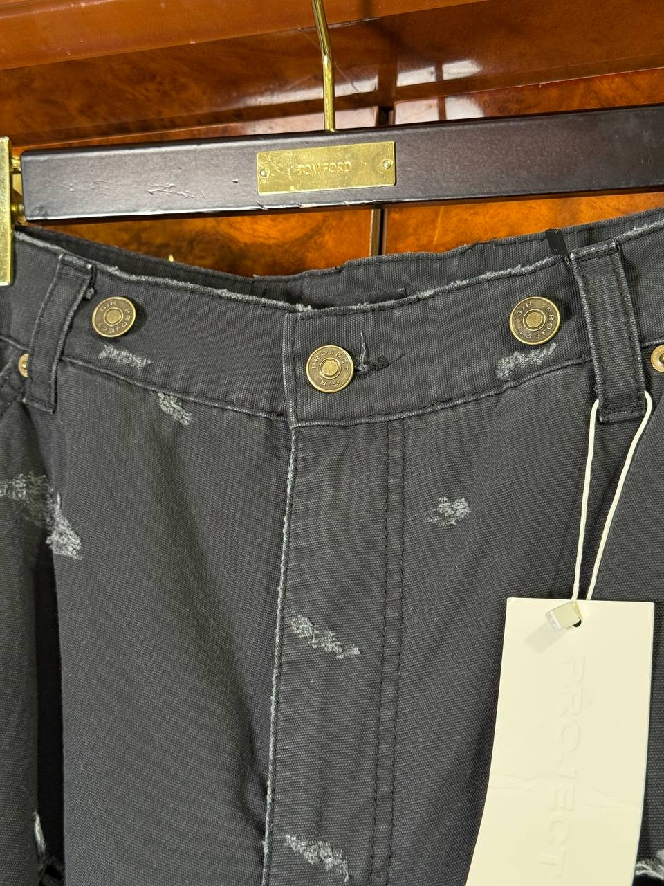 Project G/R Distressed Work Black Pants, миниатюра 3