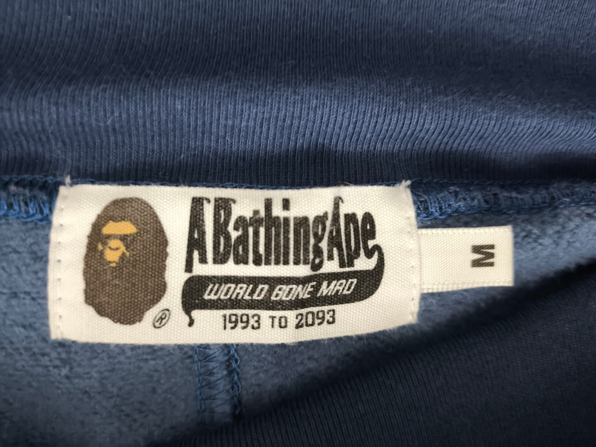Bape BAPE Color Camo Shark Sweat Shorts Navy, миниатюра 3
