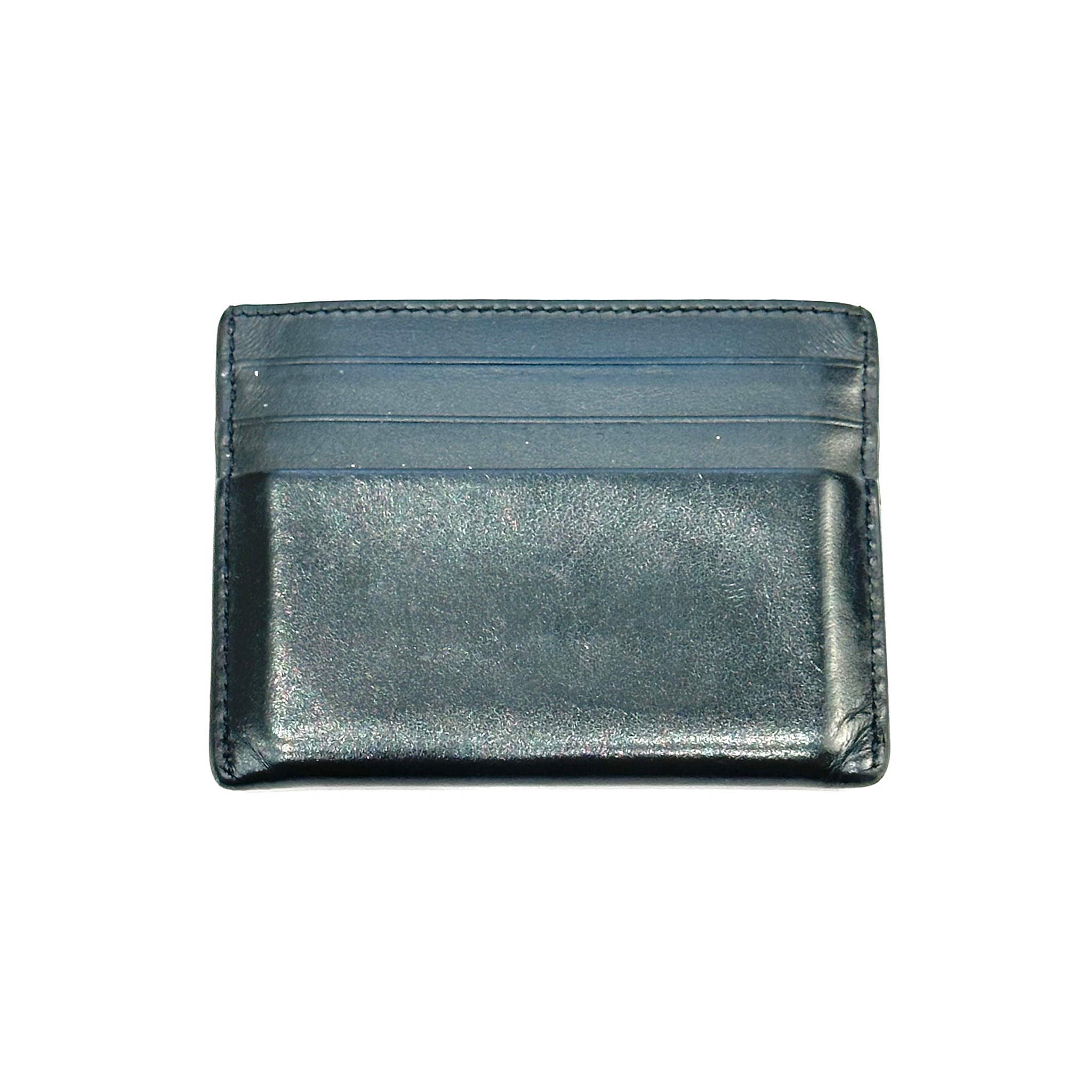 Givenchy Leather Logo Print Black Card holder, миниатюра 2