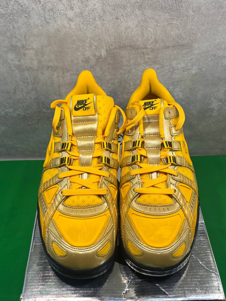Nike x Off-White Dunk Rubber University Gold, миниатюра 3
