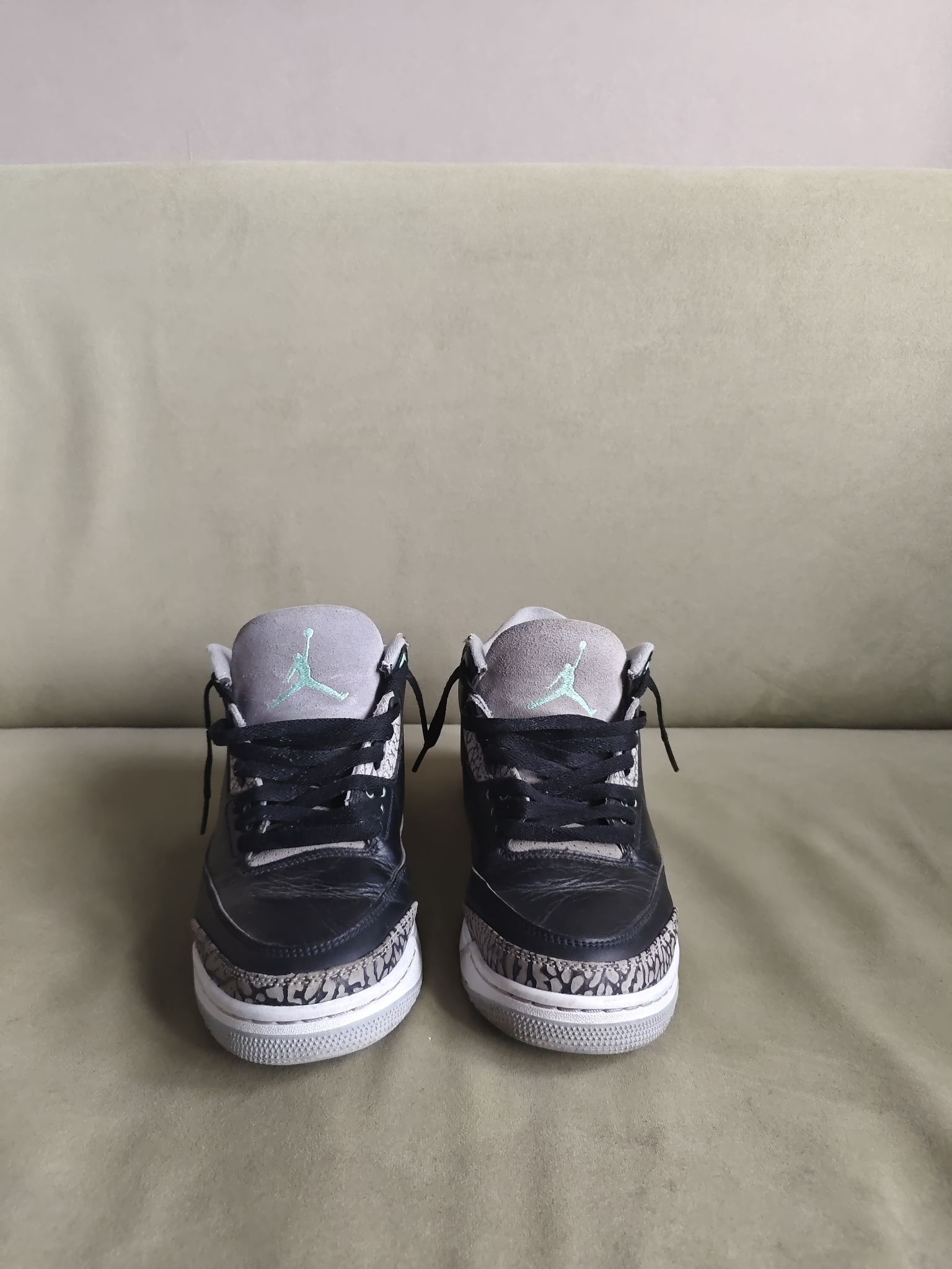 Air Jordan 3 Green Glow, миниатюра 1