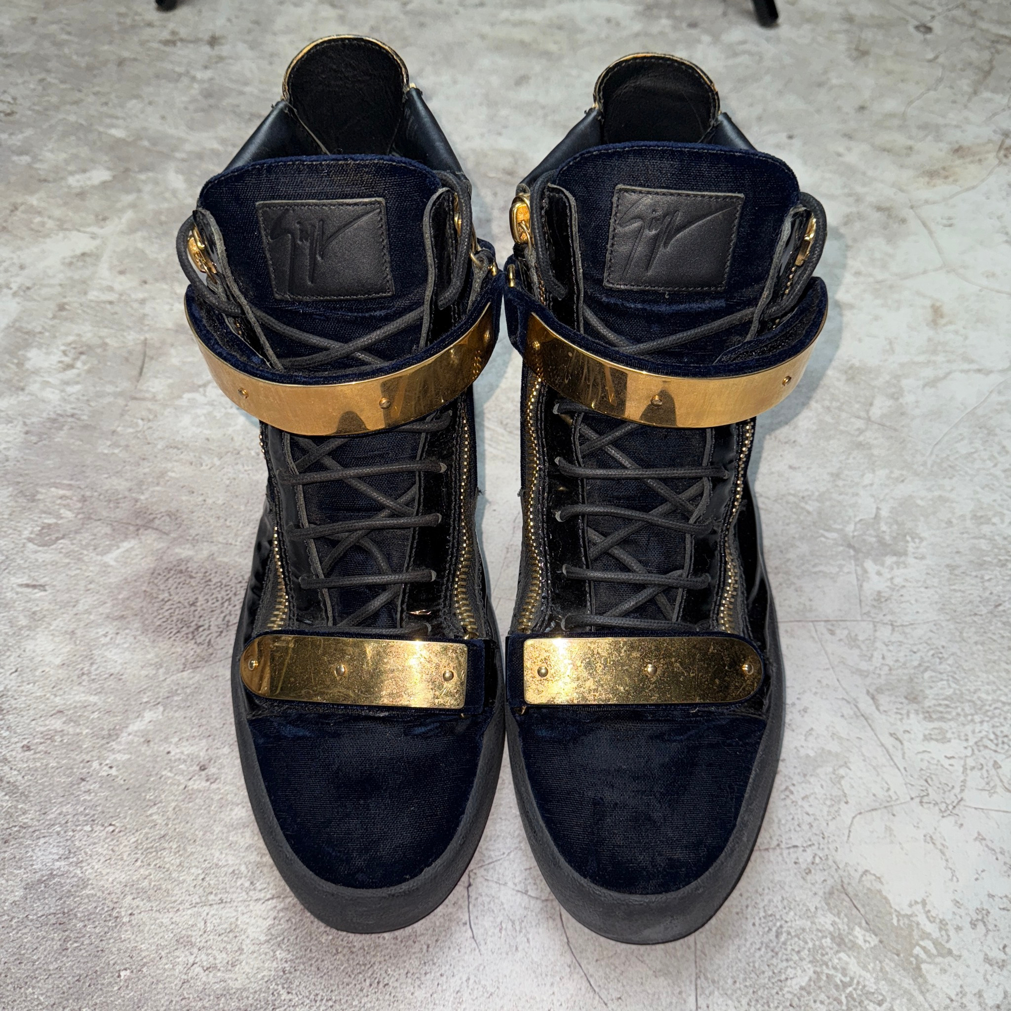 Giuseppe Zanotti Coby Velvet Double Straps, миниатюра 2