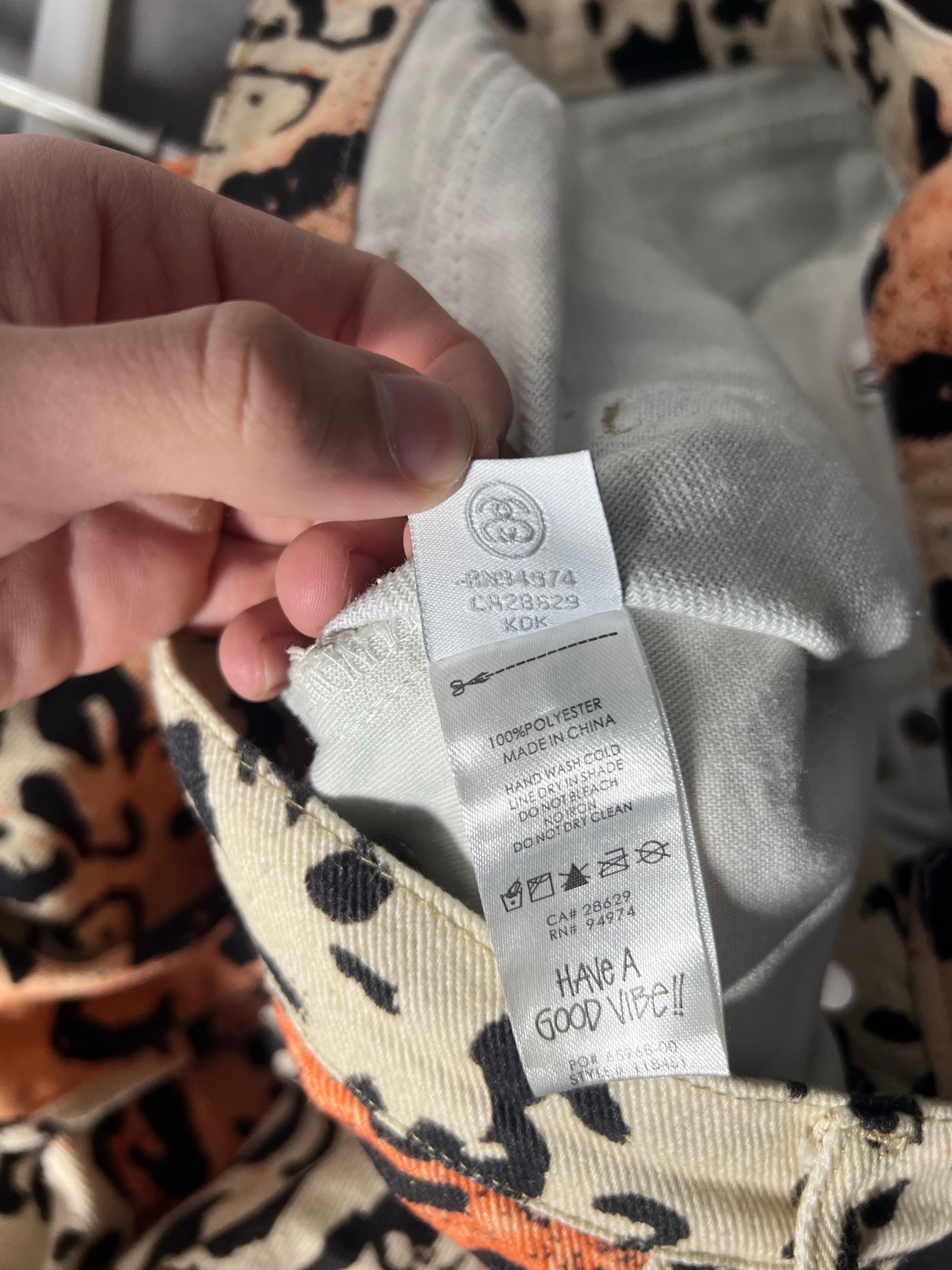 Stussy Jeans Leopard Stencil Canvas Big O’l, миниатюра 8