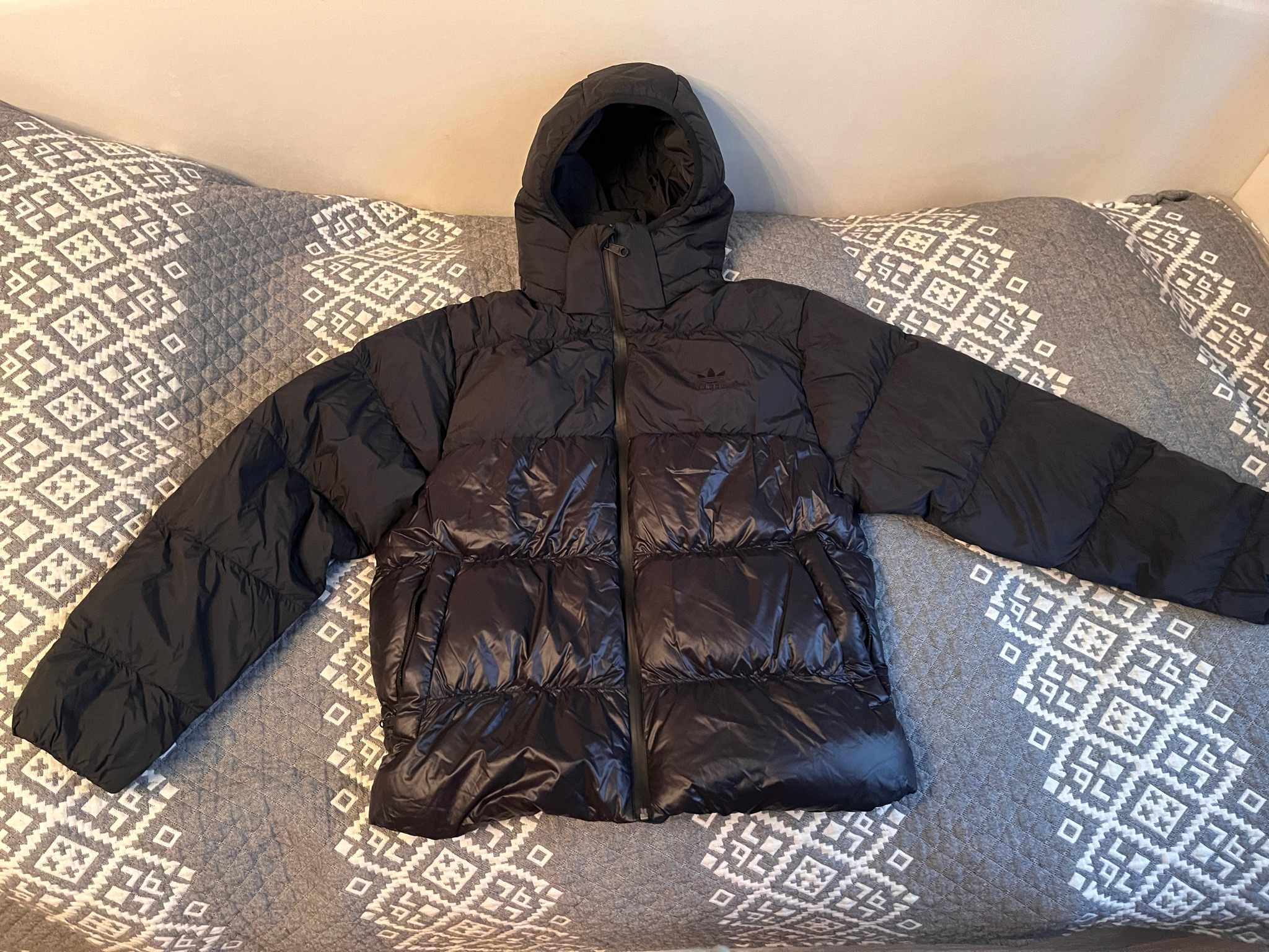Adidas Originals Пуховик Adidas Originals Adicolor Down Regen Puffer Hooded, миниатюра 1