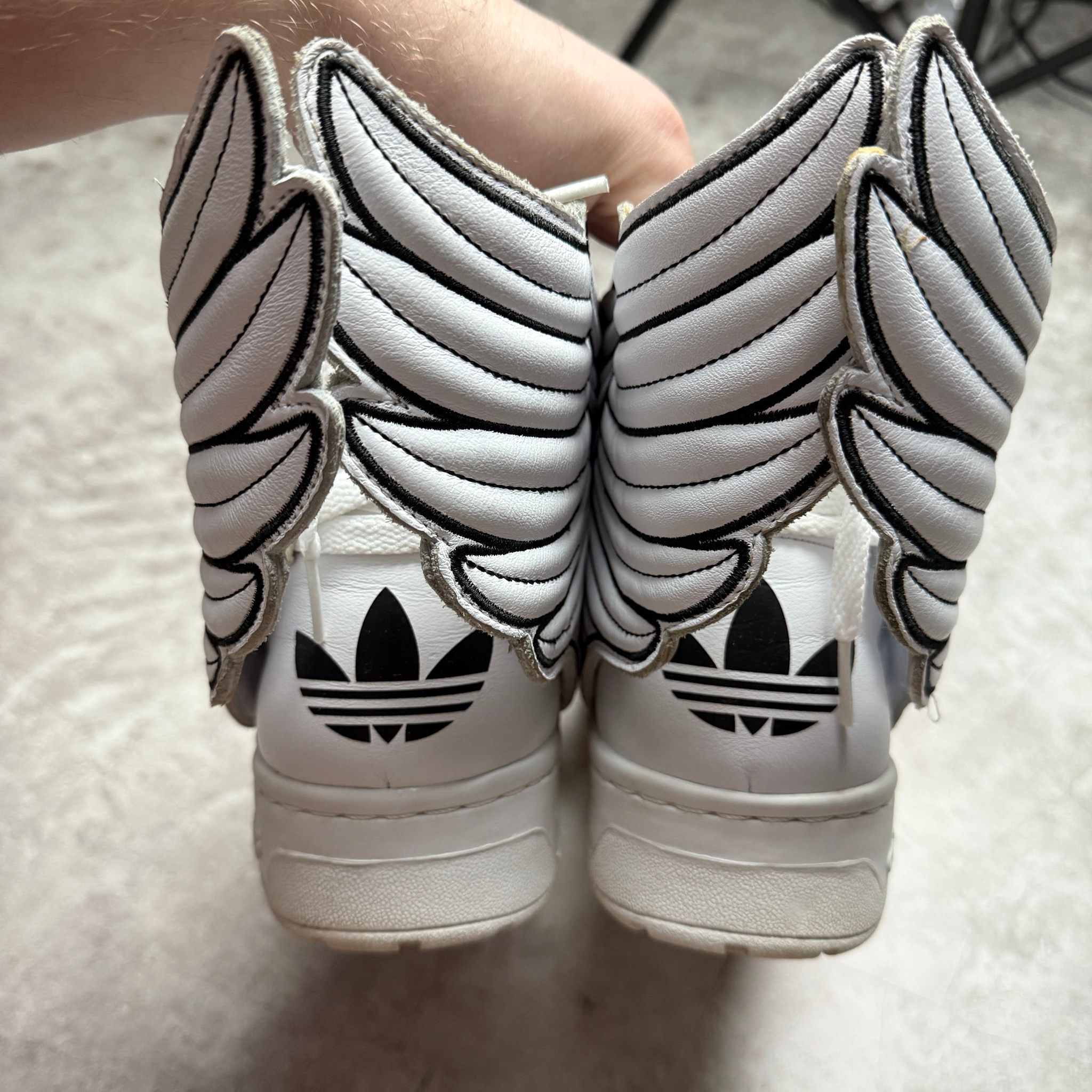 Adidas x Jeremy Scott Wings 2.0 White Black, миниатюра 5
