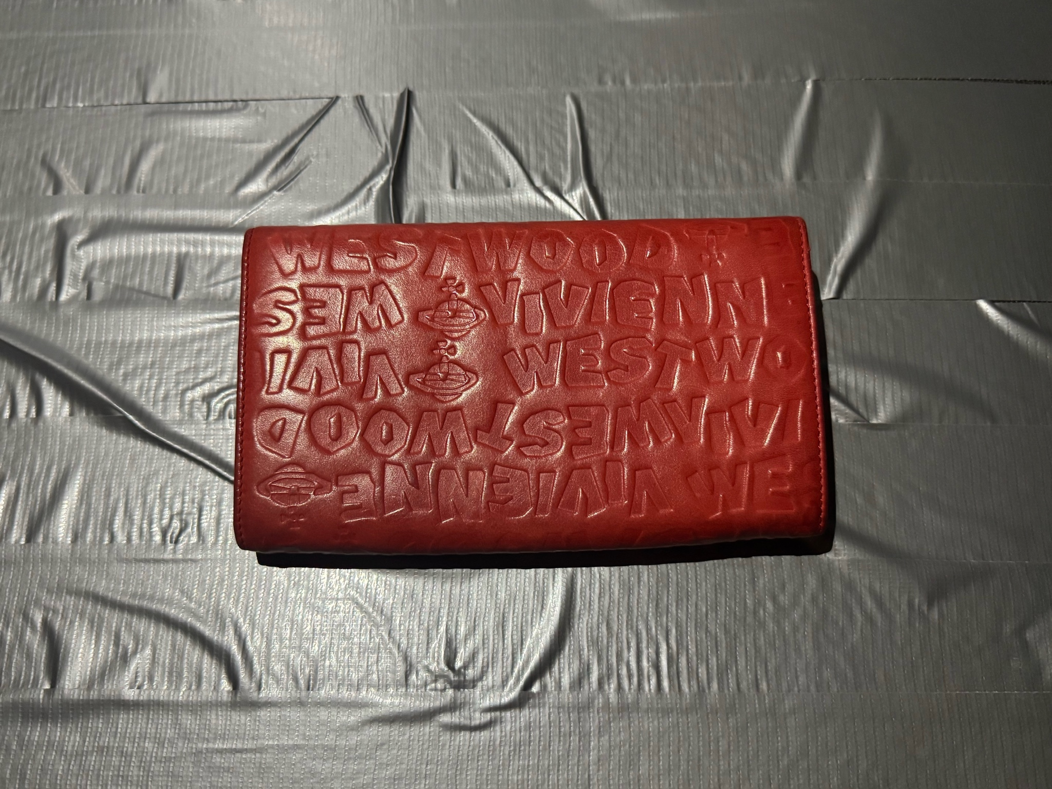Vivienne Westwood RED LEATHER WALLET, миниатюра 3