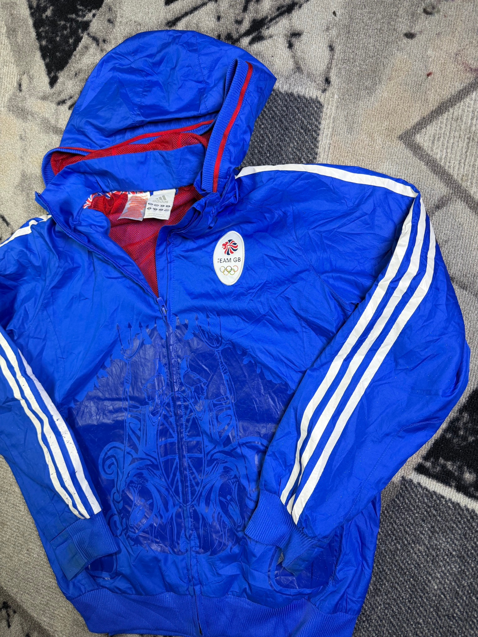 Adidas Team GB London 2012 Olympic Windbreaker Jacket, миниатюра 4