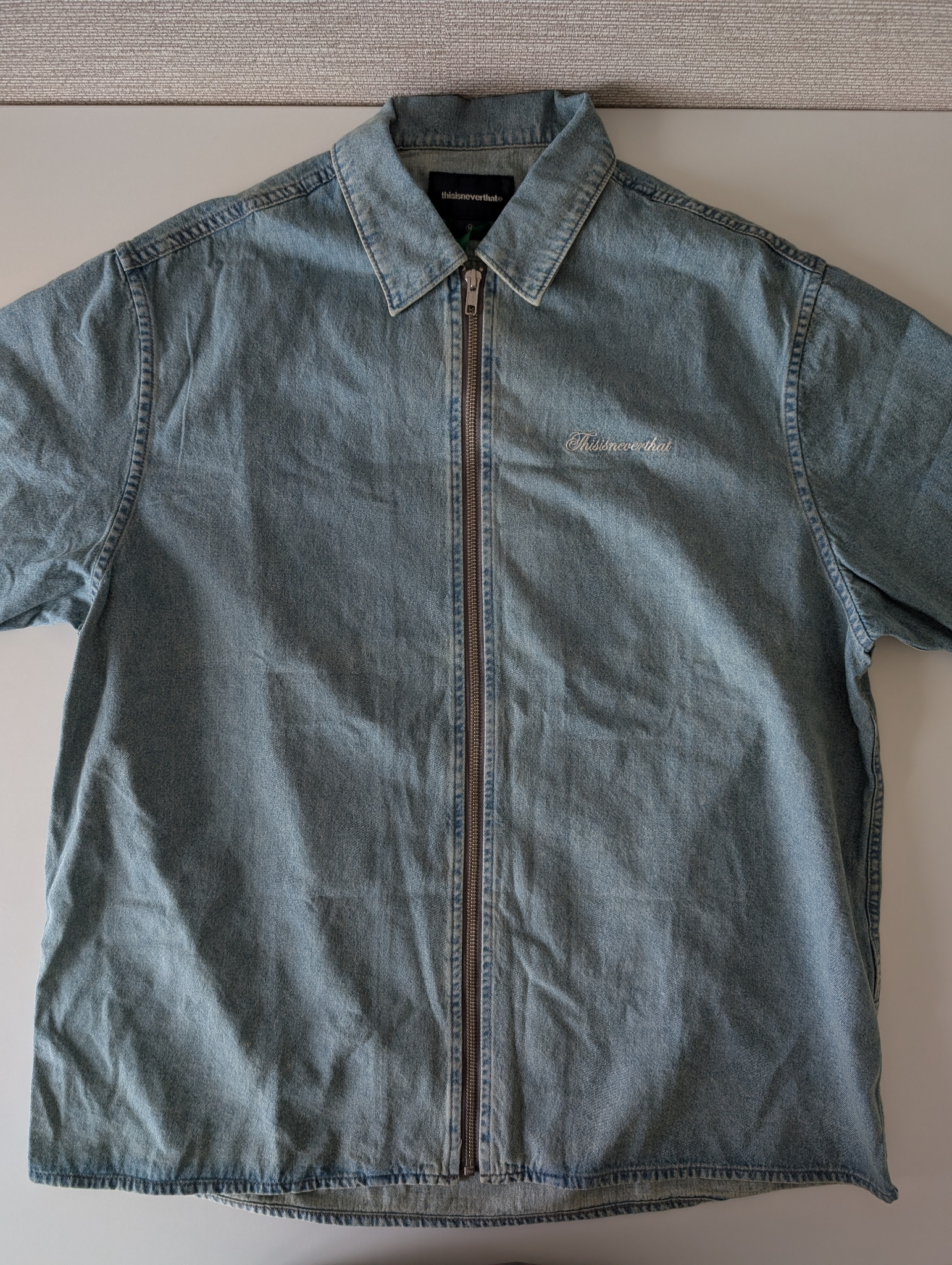 thisisneverthat Denim Zip Shirt, миниатюра 1