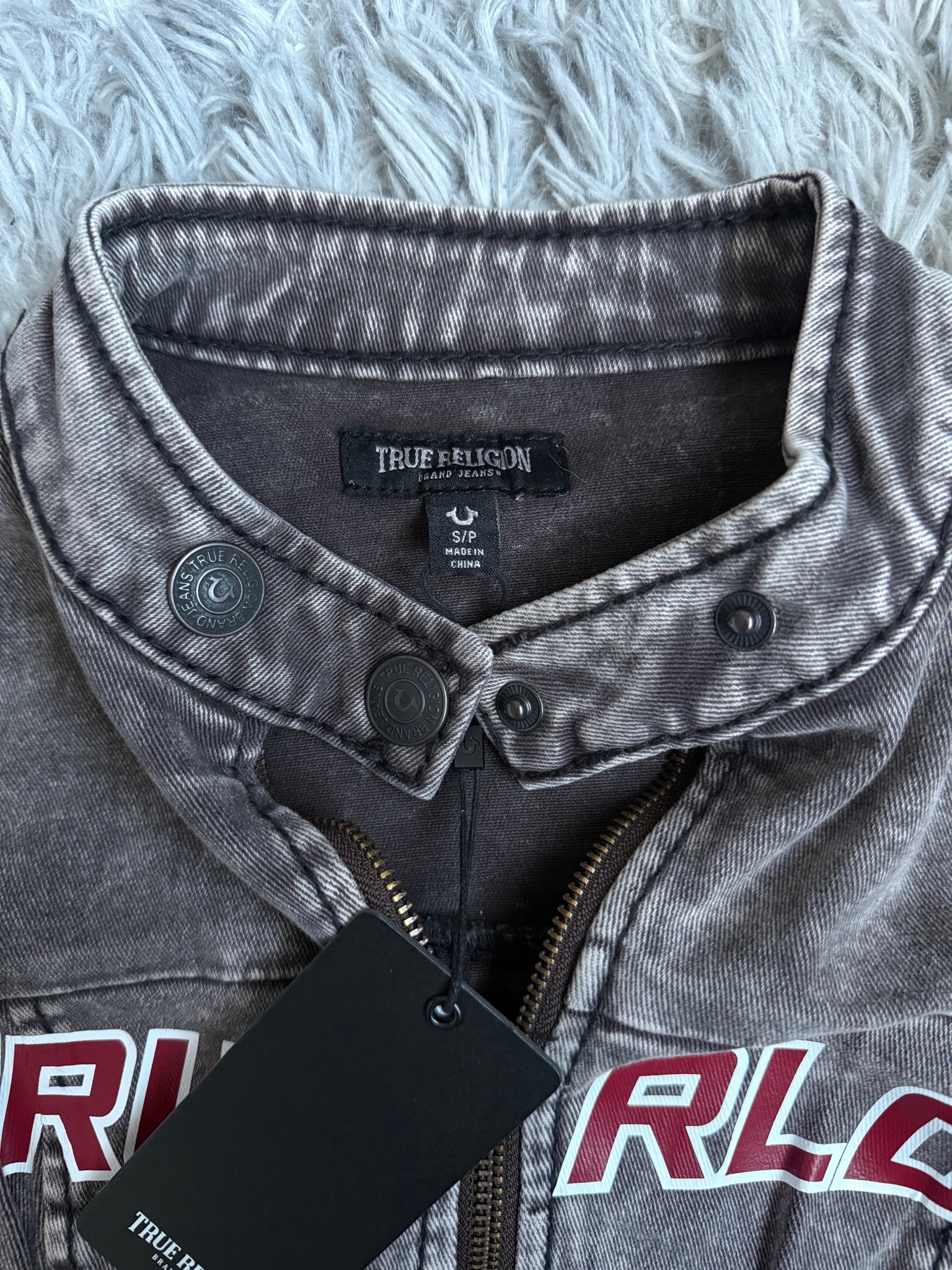 True Religion Moto Slim Zip Up, миниатюра 3