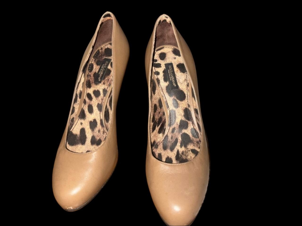 Dolce & Gabbana Leopard Heels, миниатюра 3