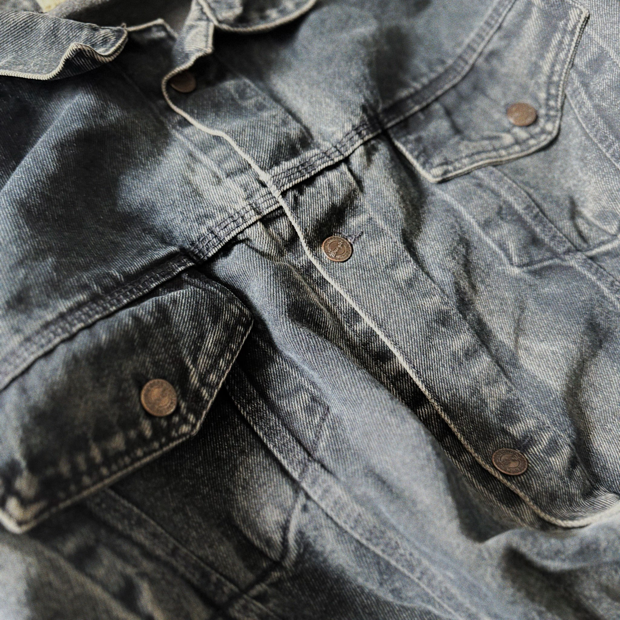 Wrangler Washed Denim Trucker Jacket, миниатюра 3