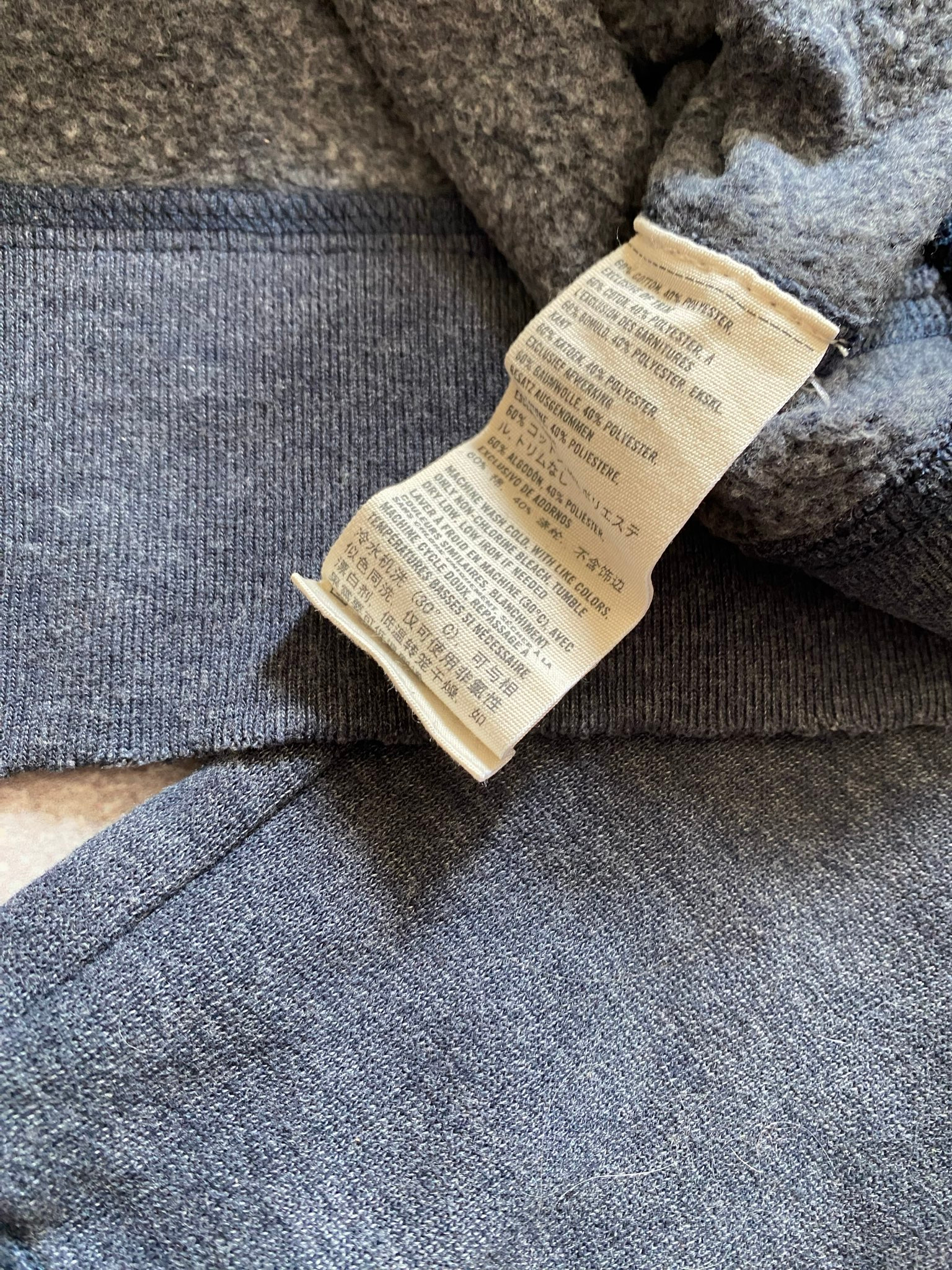 Abercrombie & Fitch Vintage Faded Logo Hoodie, миниатюра 7