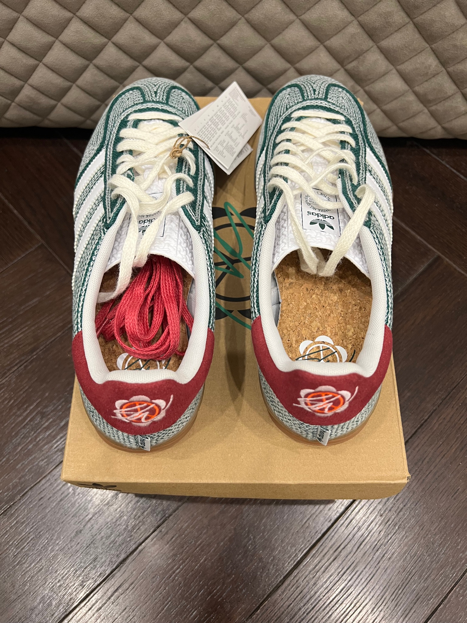 Adidas x Sean Wotherspoon Gazelle Indoor Hemp Green, миниатюра 2