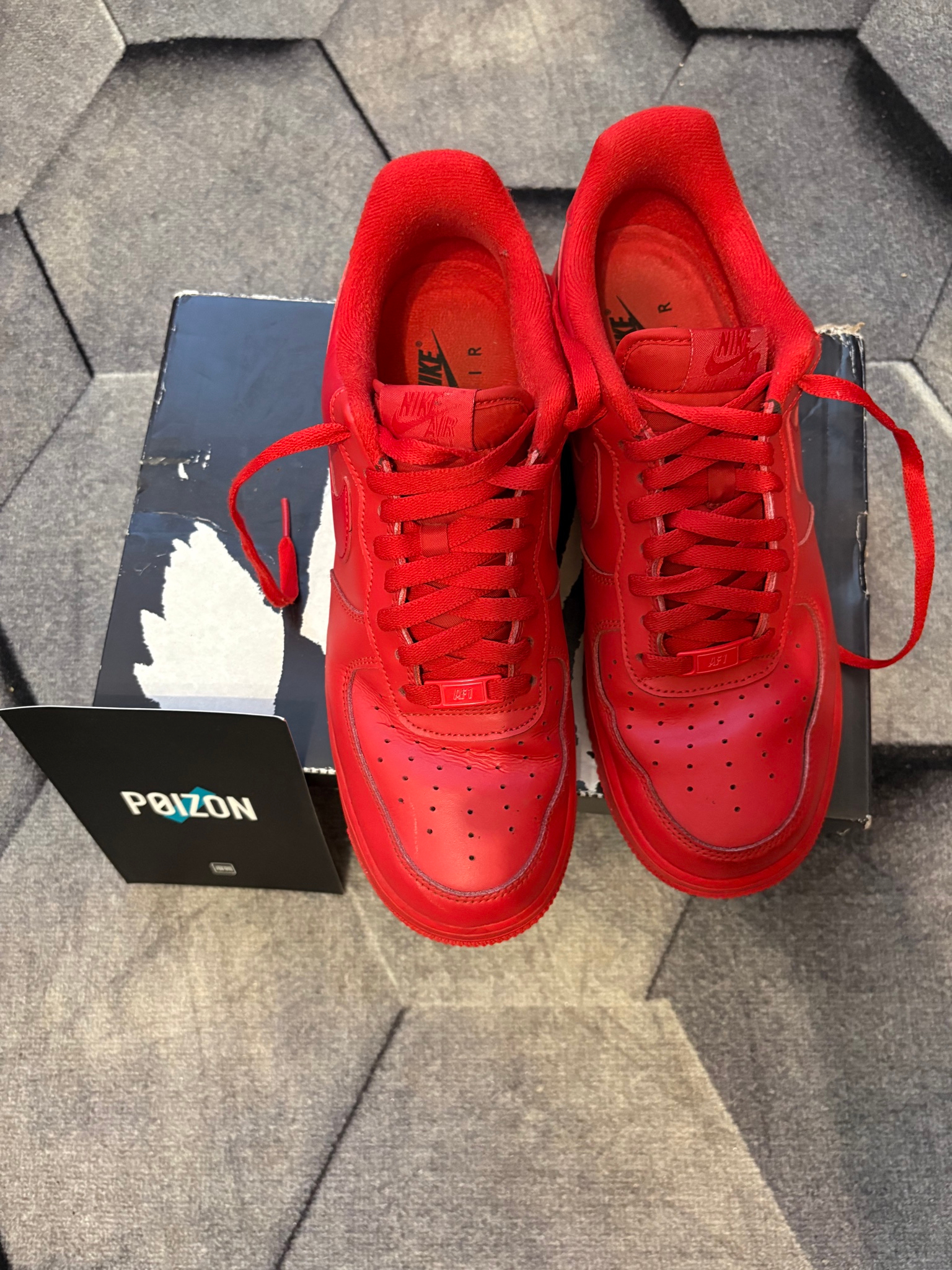 Nike Air Force 1 Triple Red, миниатюра 3