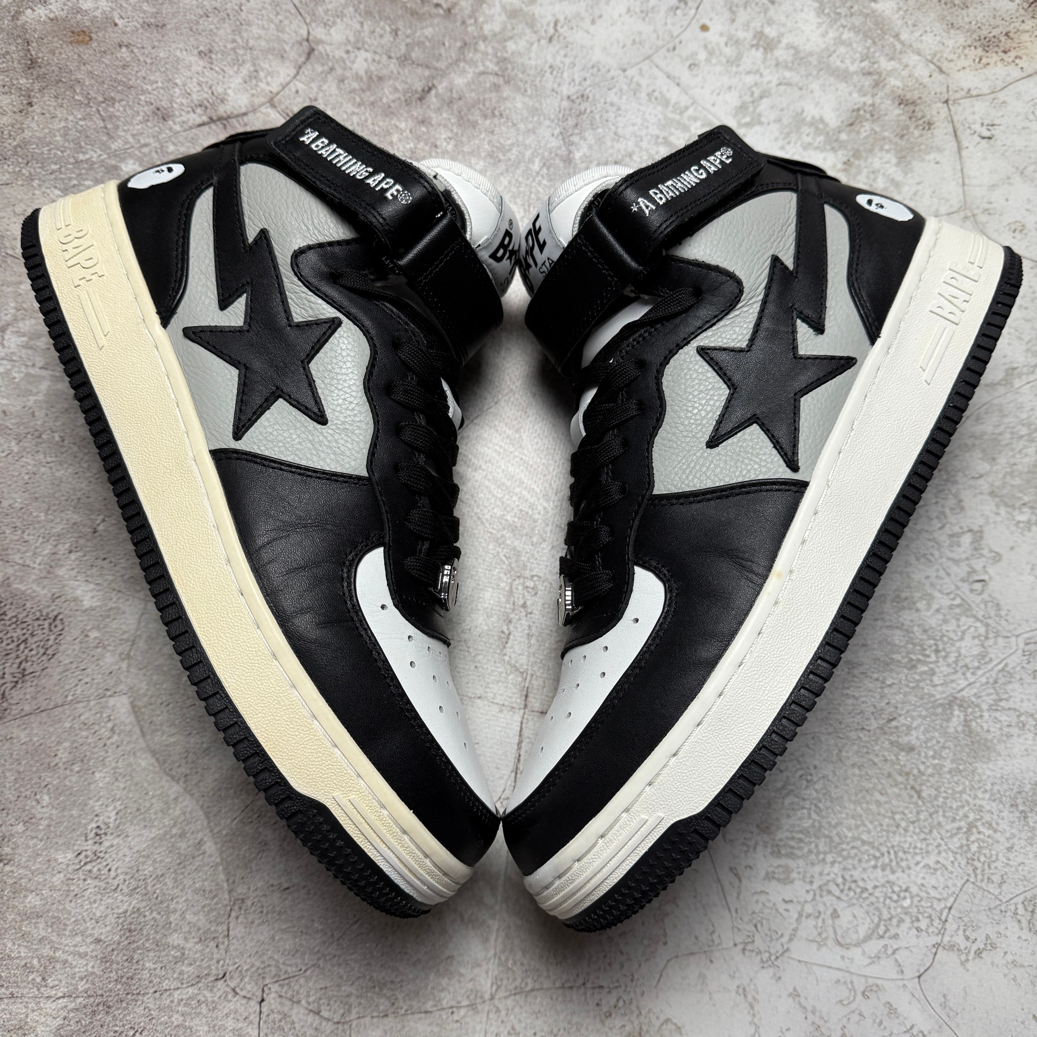 BAPE STA Mid White Black, миниатюра 3