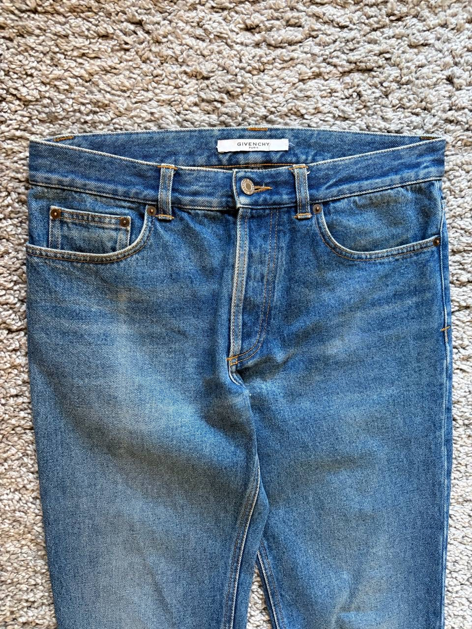 Givenchy Stone Washed Printed Logo Straight Jeans, миниатюра 3
