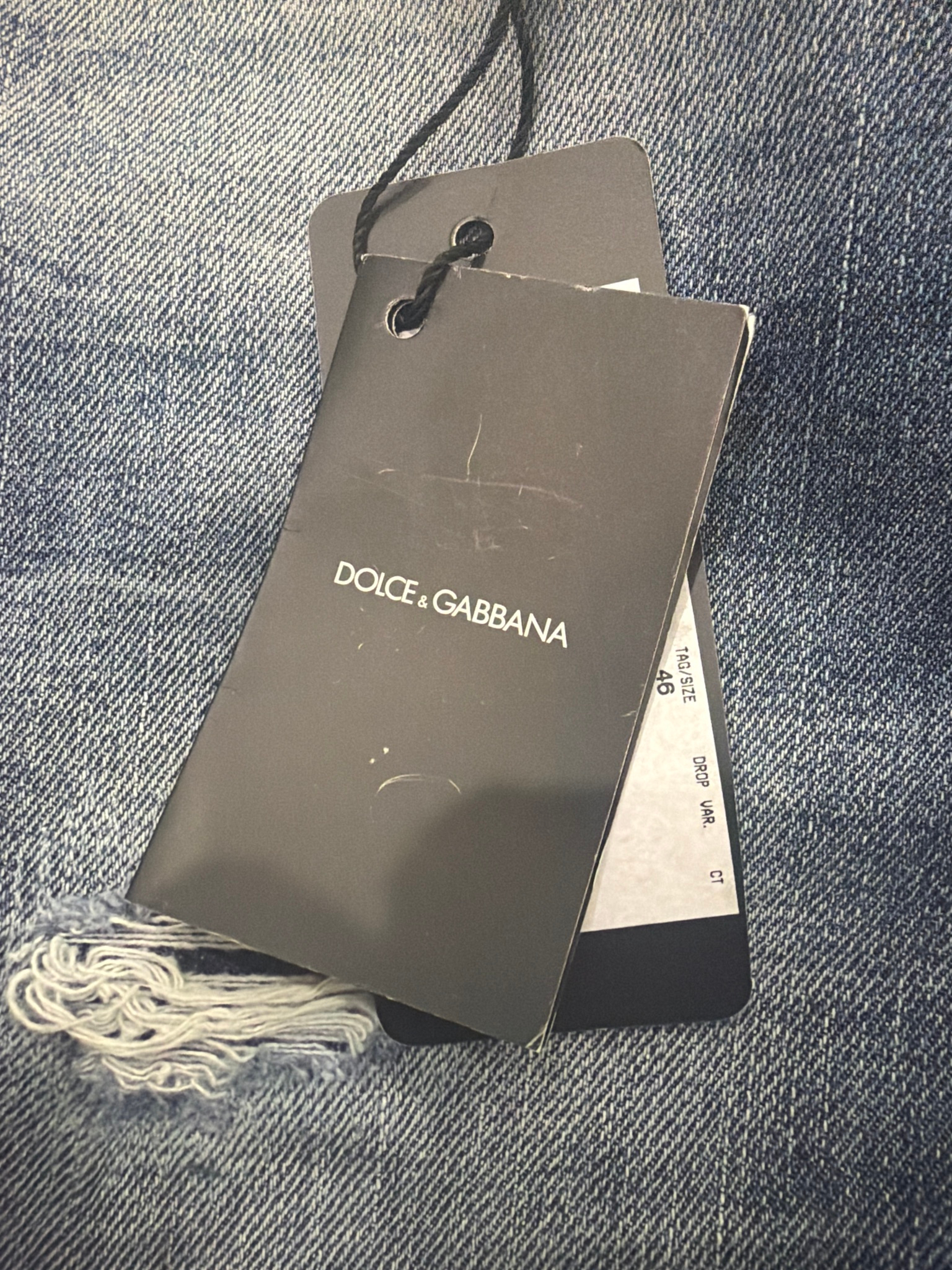 Dolce & Gabbana G6XOLD G8U47 Distressed Denim Jeans, миниатюра 8