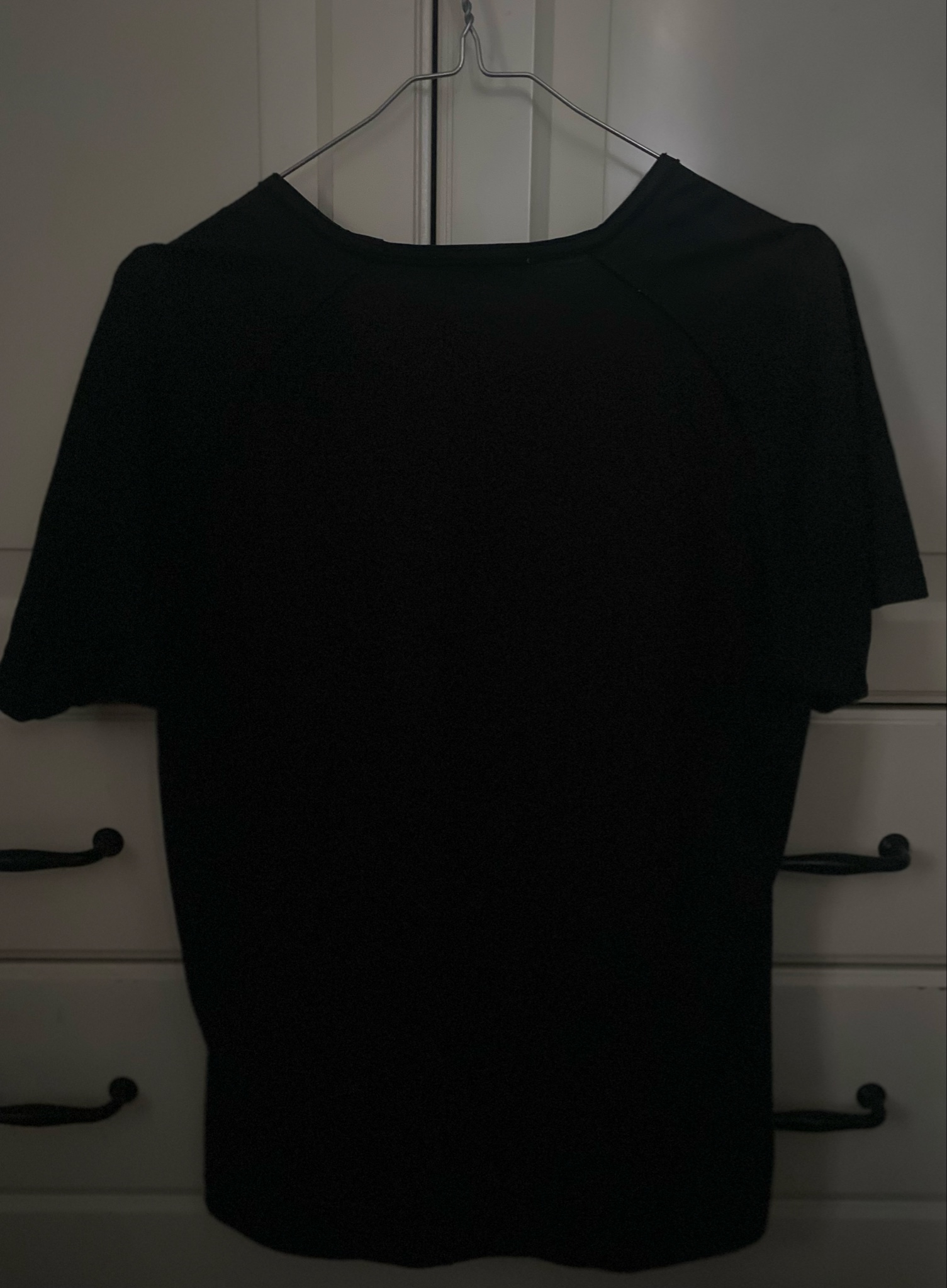 Semantic design Archive 2000s Inside-Out Stitching V-neck Tee, миниатюра 2