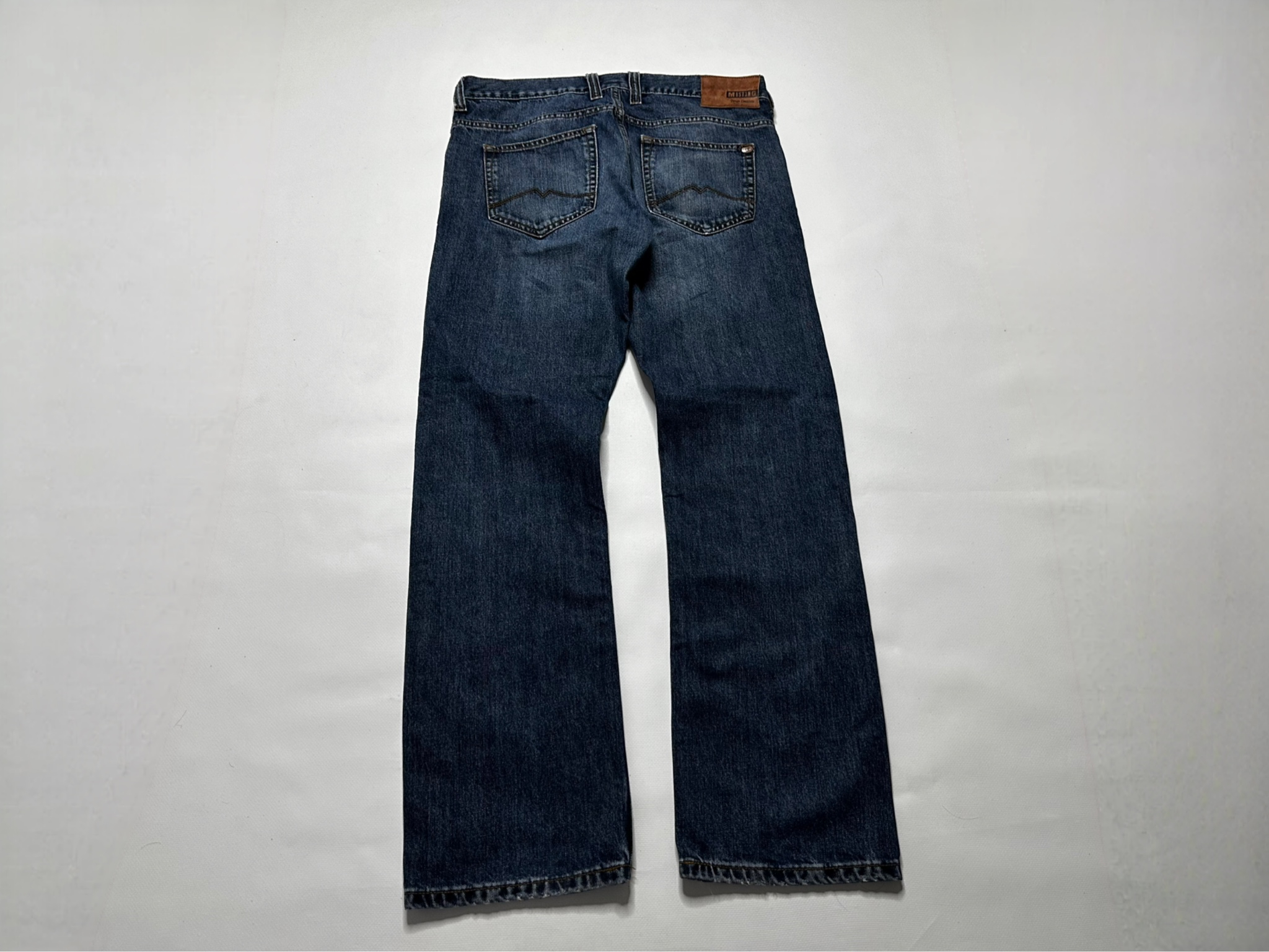 Mustang Straight dark blue jeans, миниатюра 2