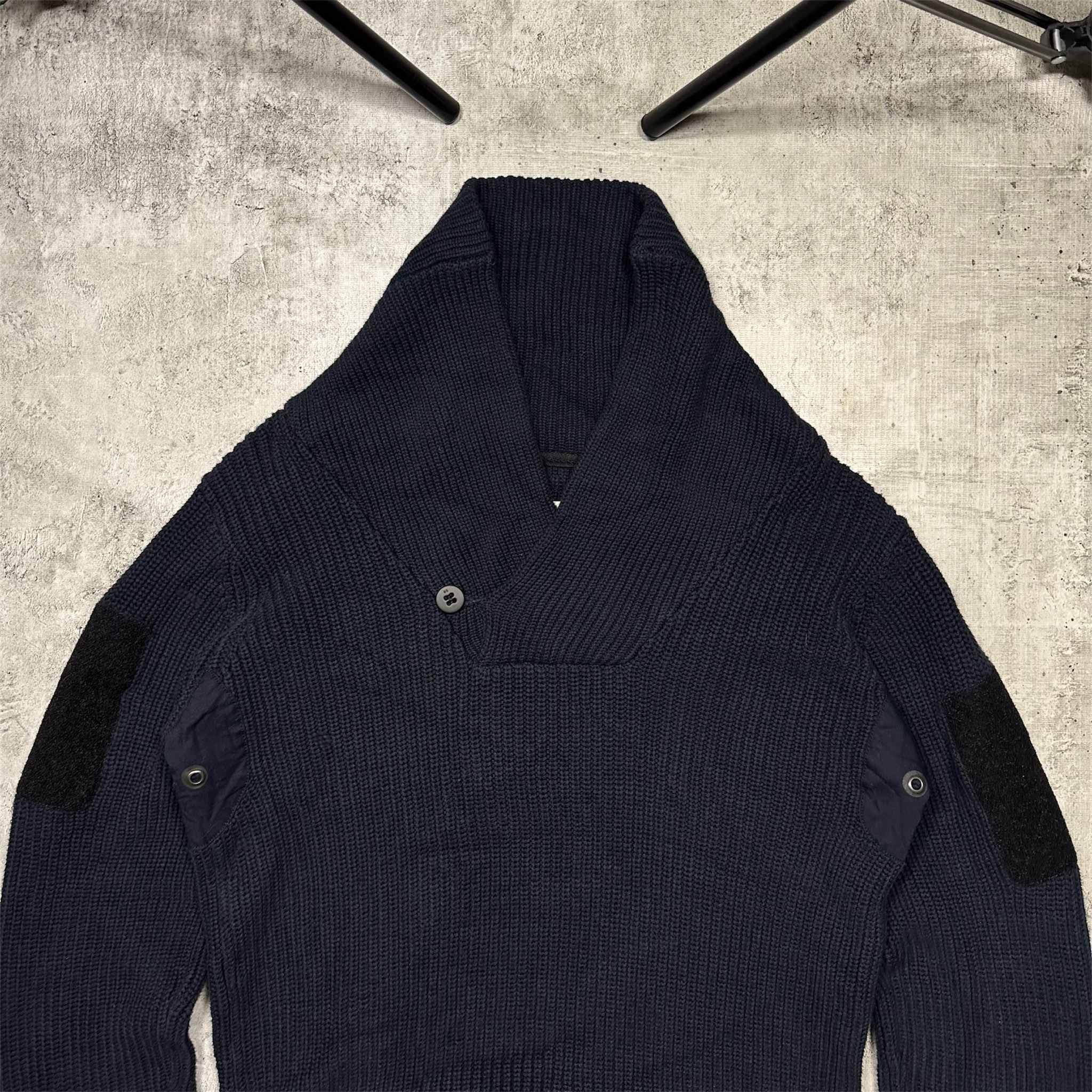 G-STAR RAW Cotton Chunky-Knit Jumper Sweater (dark blue), миниатюра 12