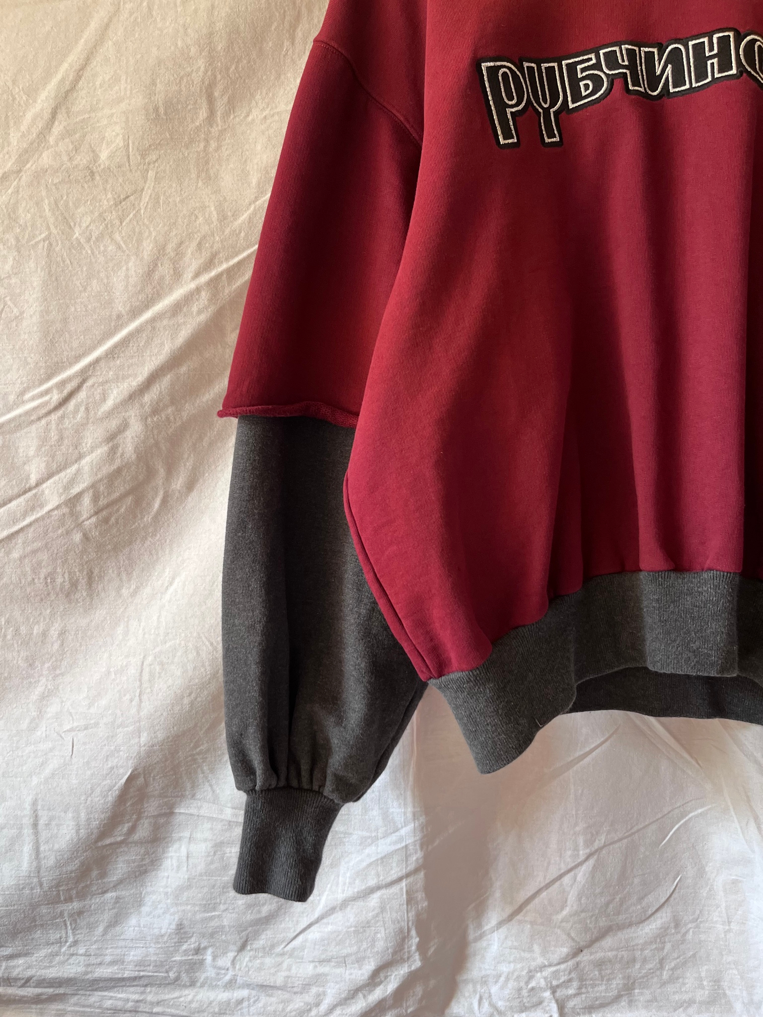 Gosha Rubchinskiy SS18 Combo Hoodie, миниатюра 4