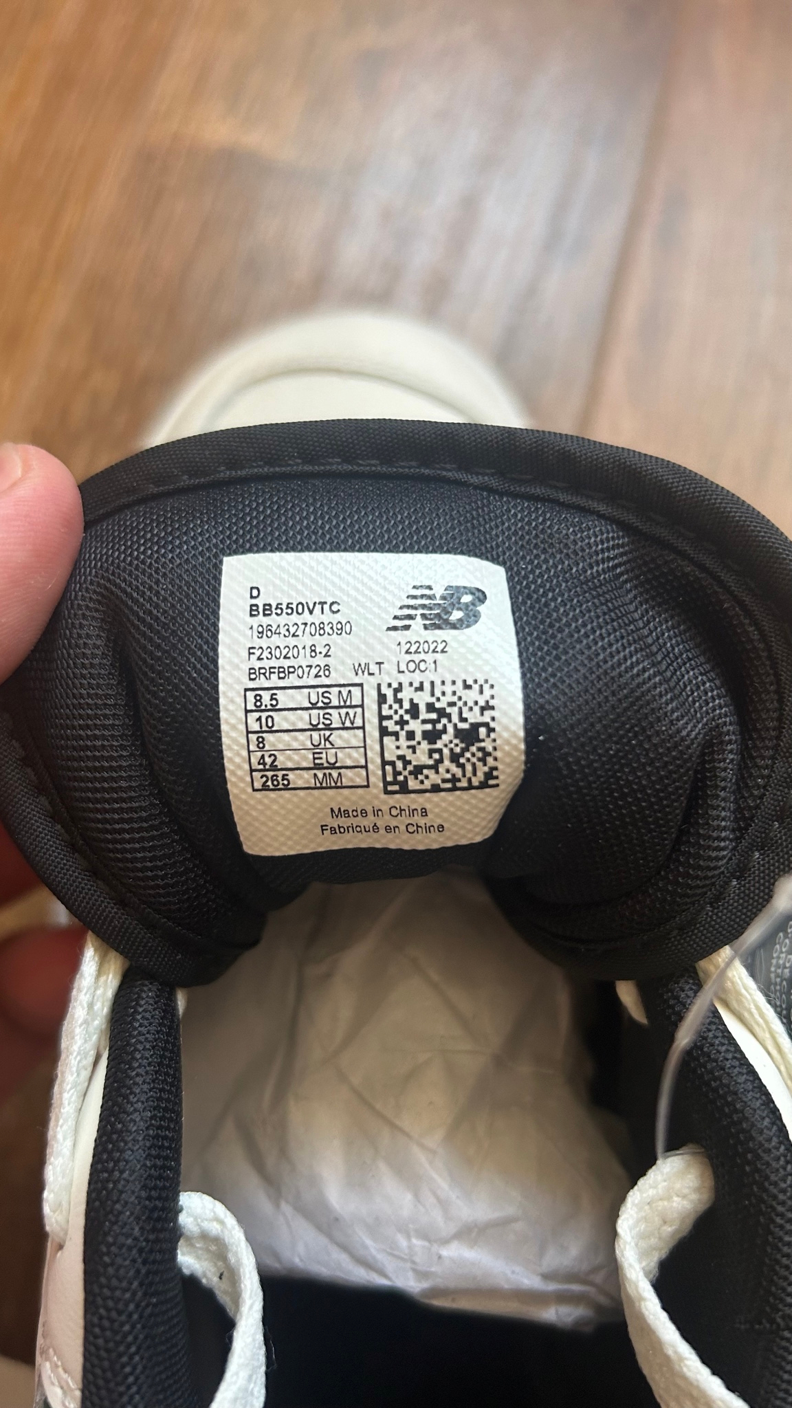 New balance 550 White/Green, миниатюра 7