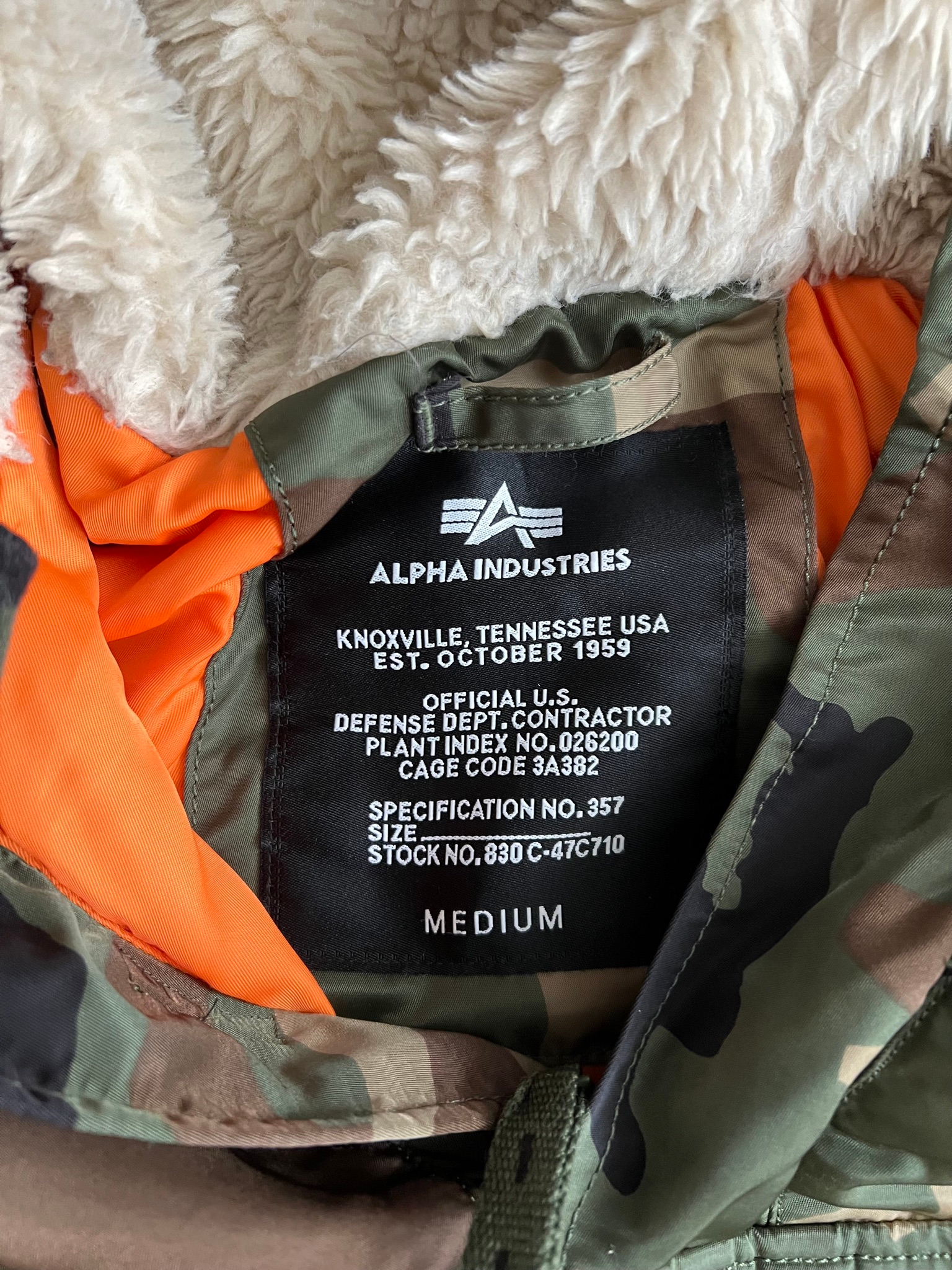 Alpha Industries HPO Anorak Woodland Camo, миниатюра 3
