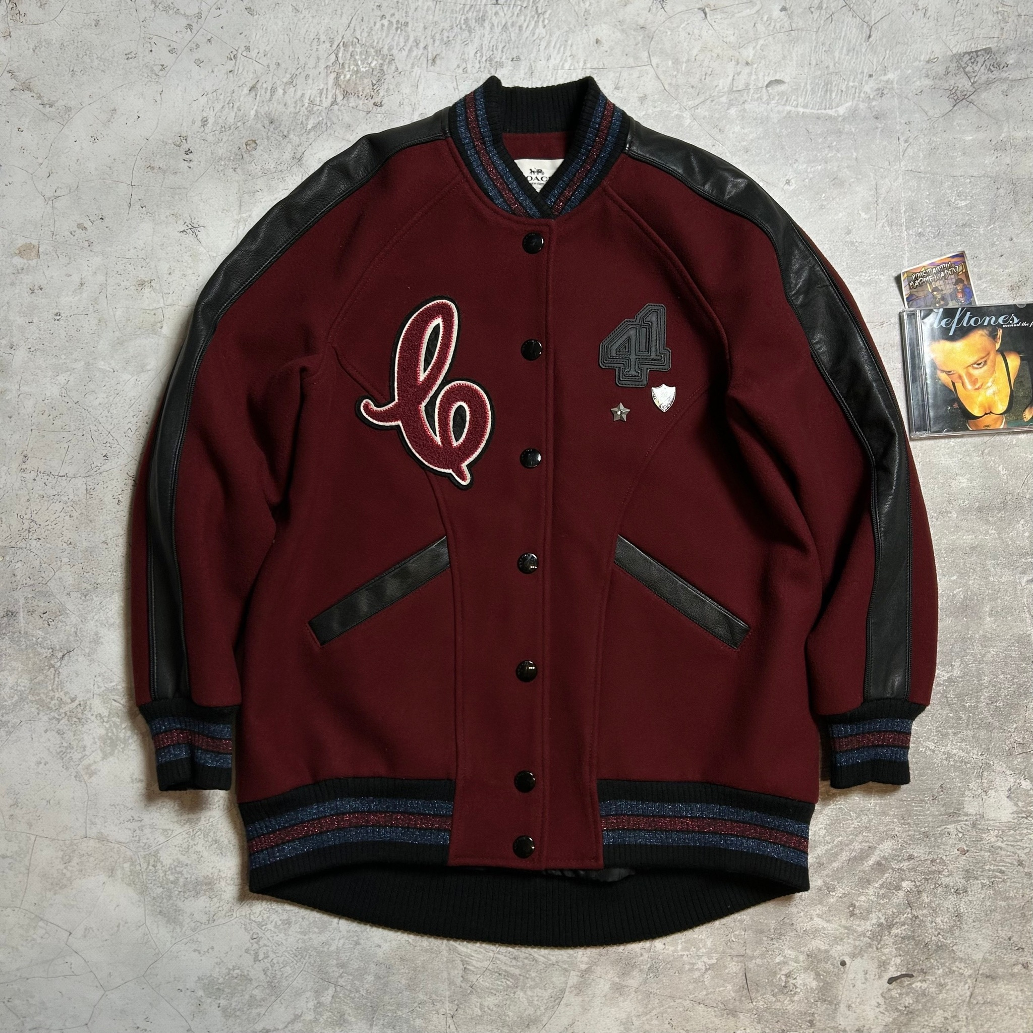 Coach Burgundy Varsity Boyfriend, миниатюра 1