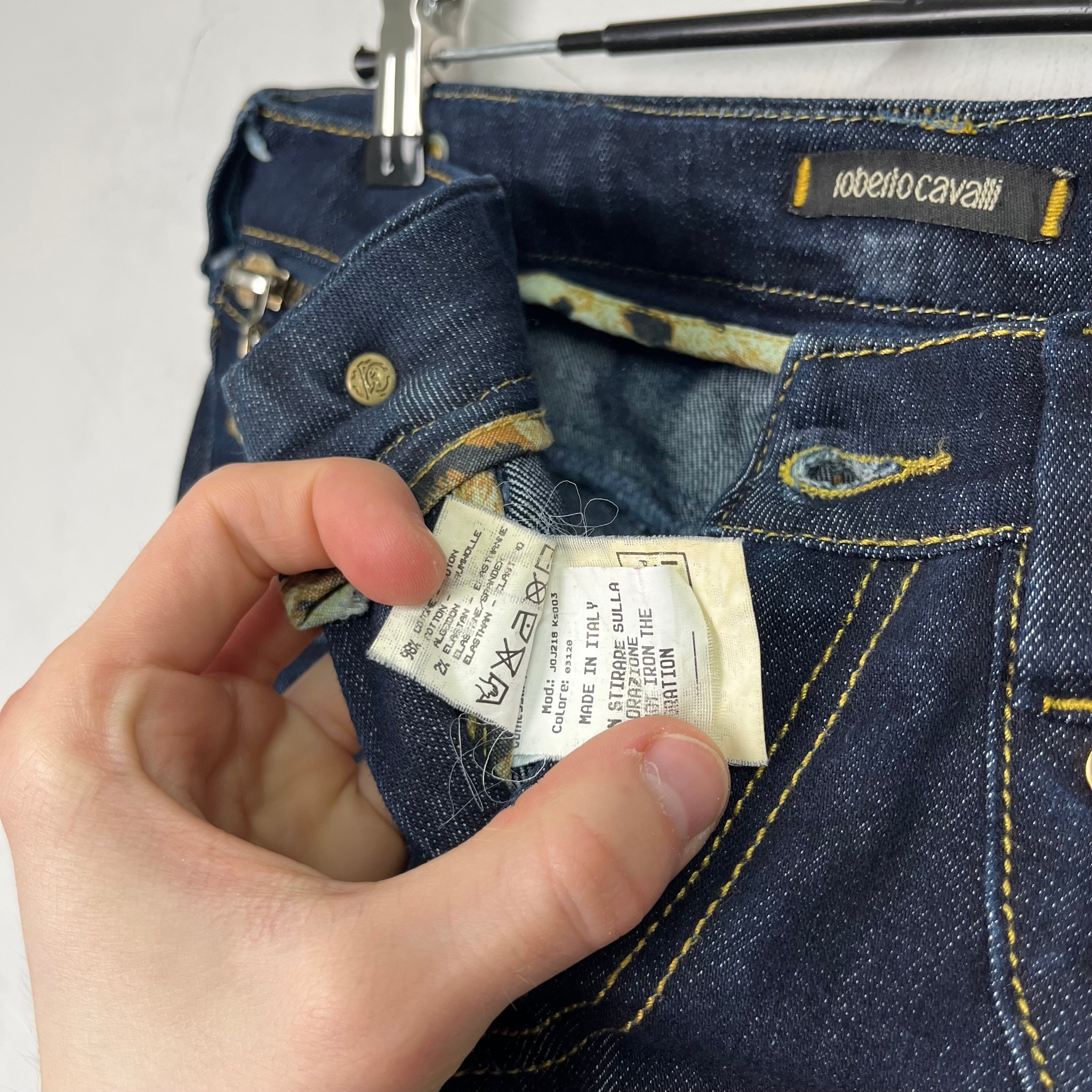 Roberto Cavalli Indie Sleaze Western Jeans, миниатюра 9