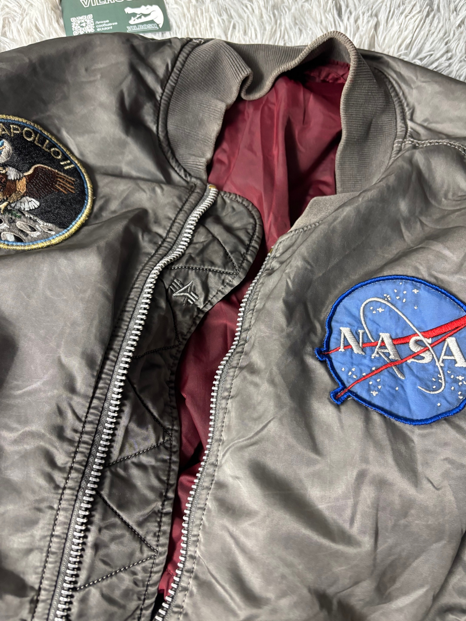 Alpha Industries x NASA MA-1, миниатюра 8