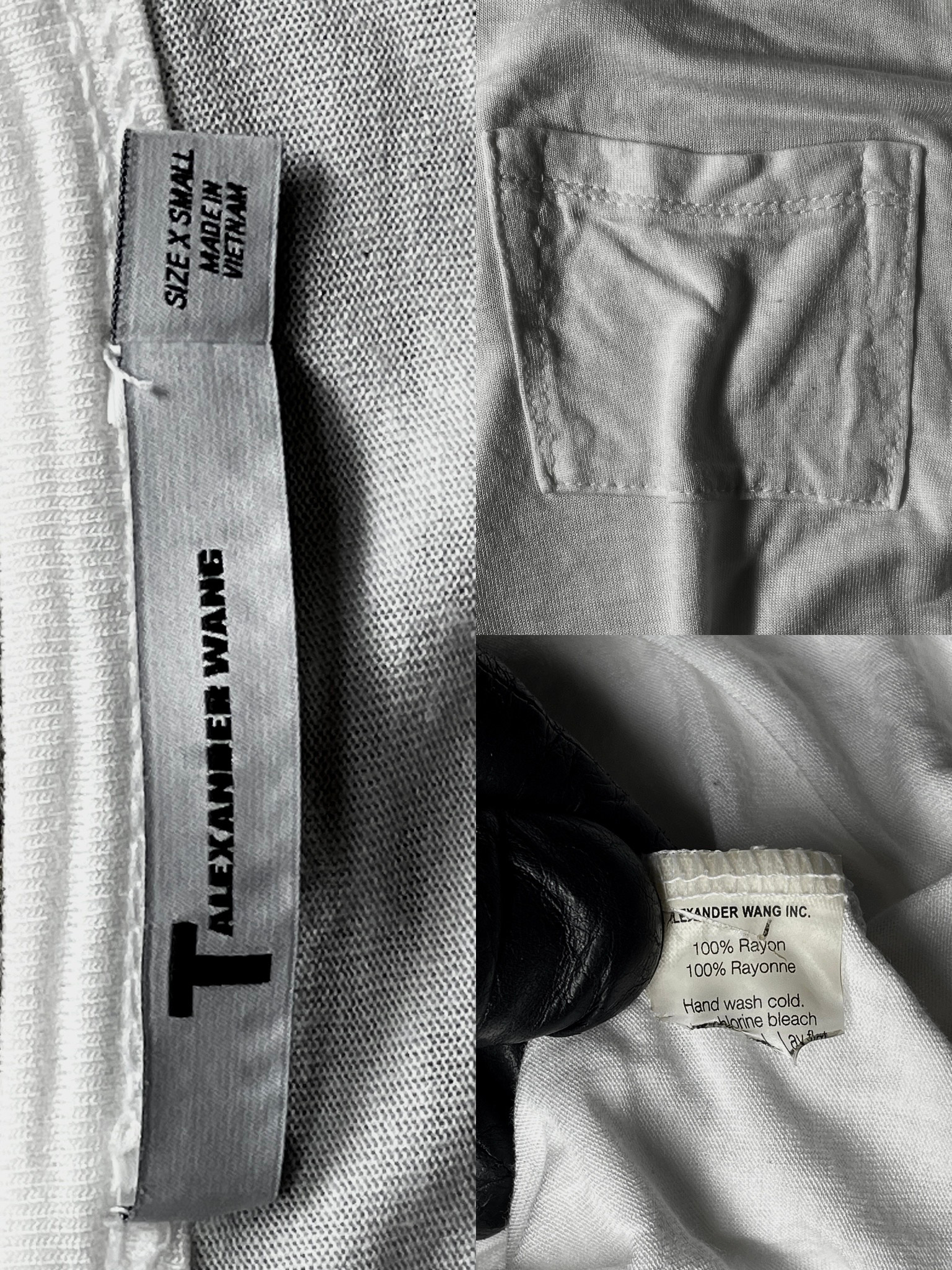 ALEXANDER WANG Фактурный лонг слив, миниатюра 6