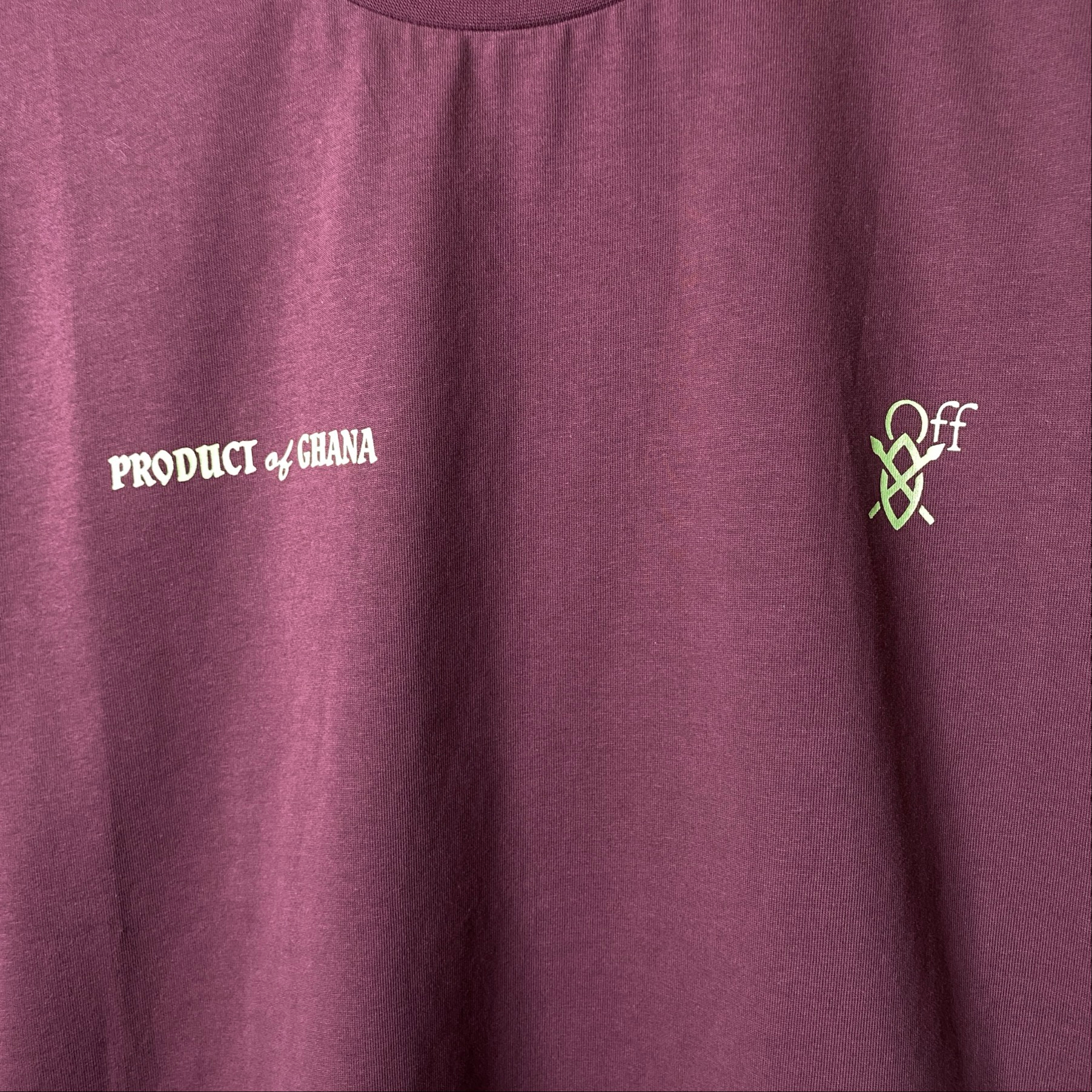 OFF-WHITE x Daily Paper x Surf Ghana PRODUCT OF GHANA TEE SS21, миниатюра 8
