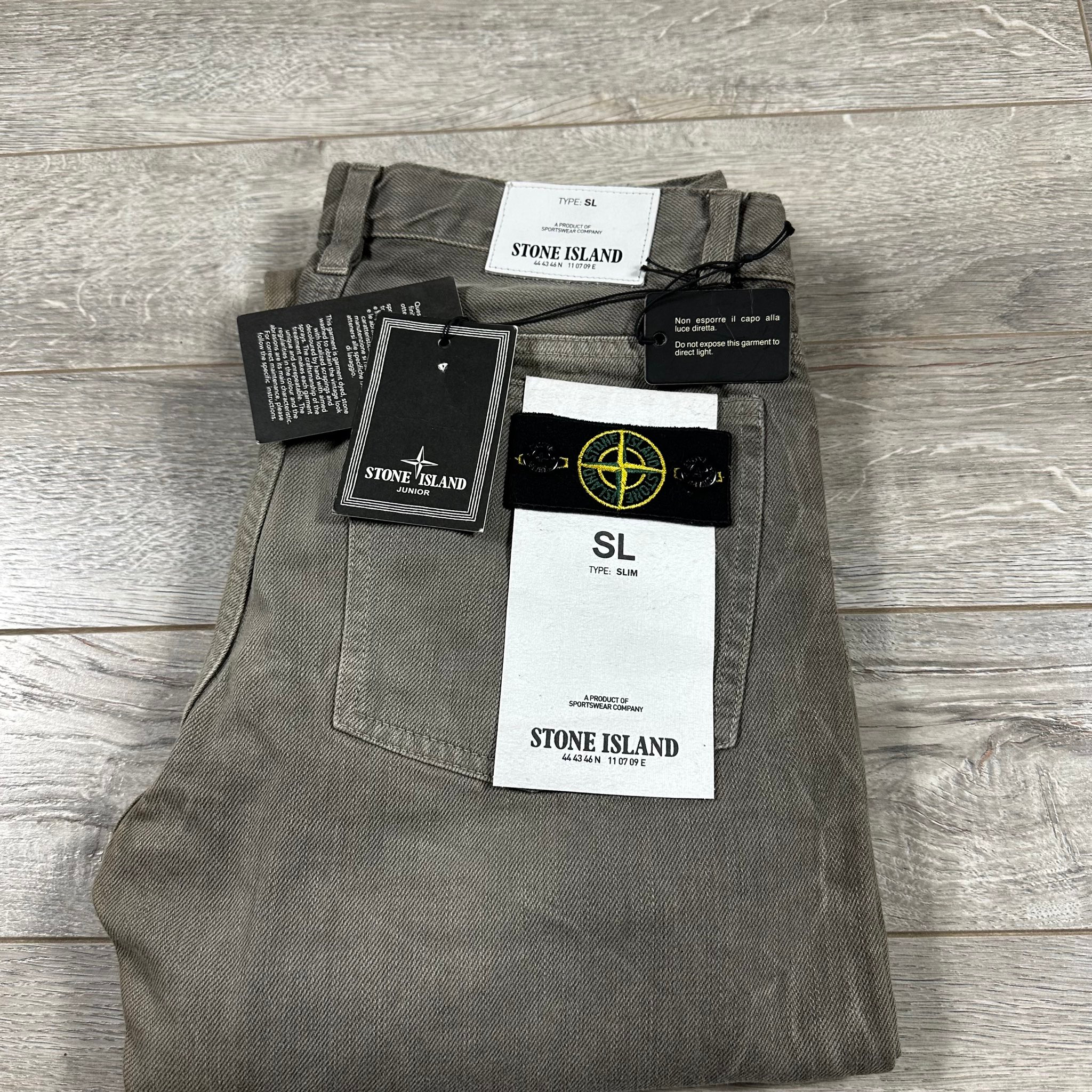 Stone Island Slim Junior Jeans, миниатюра 6