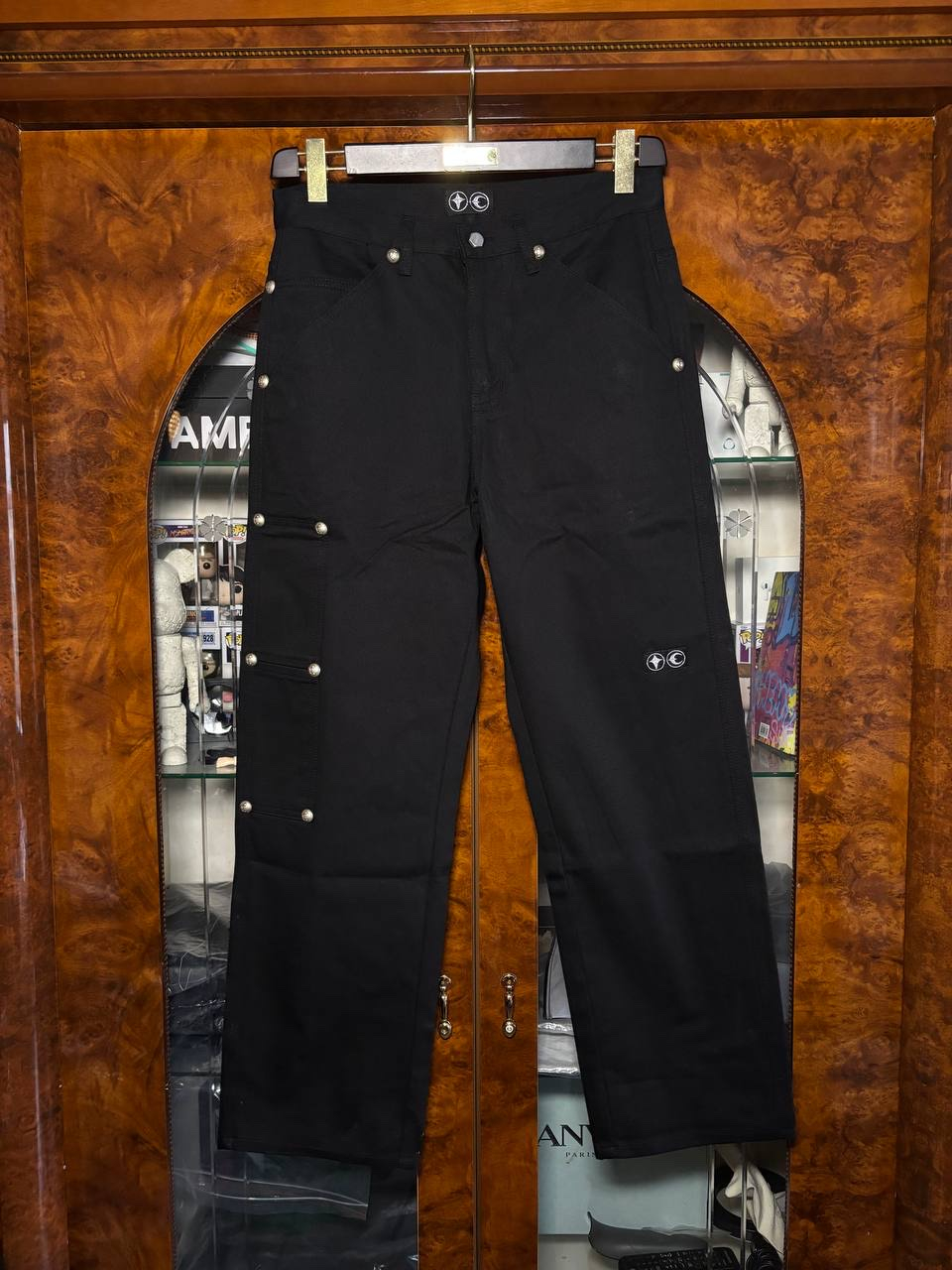 Thug Club 25FW Black Denim Pants, миниатюра 1