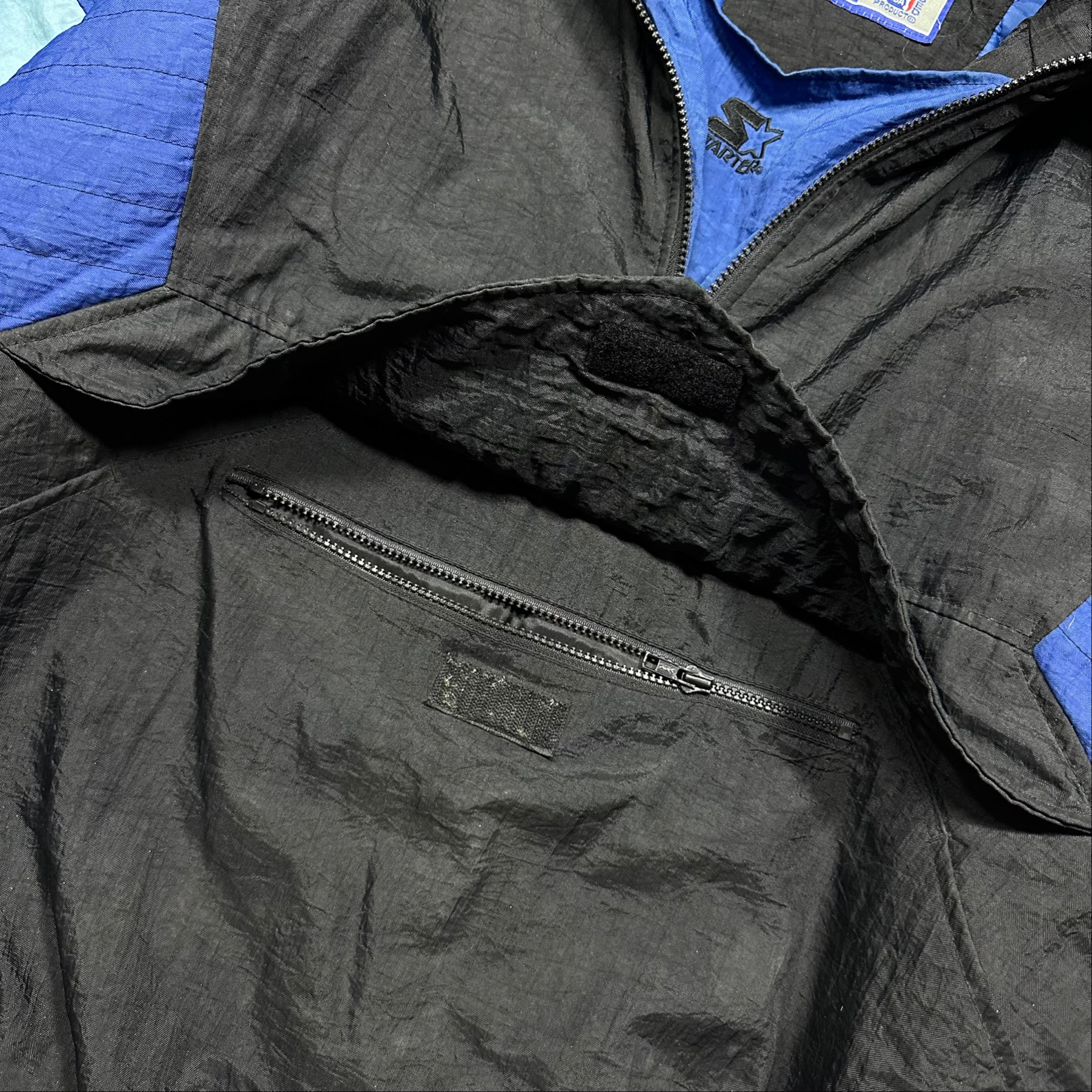 Starter Orlando Magic half zip windbreaker/puffer jacket 90s, миниатюра 14
