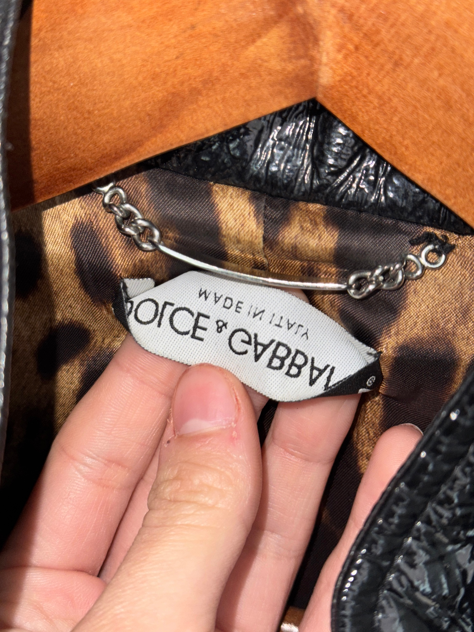 Dolce & Gabbana Leather jacket, миниатюра 4