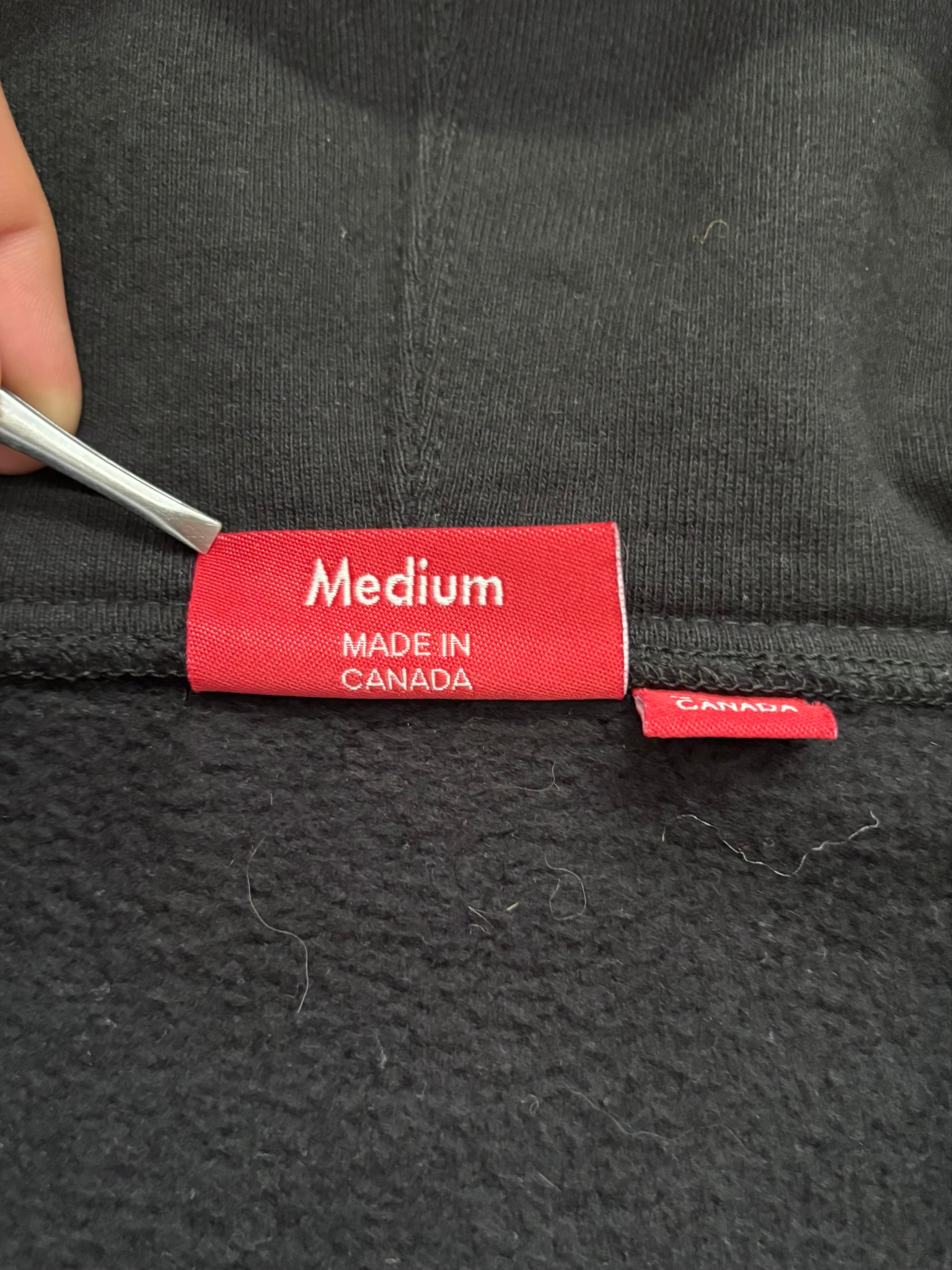 Supreme Text Stripe Zip Up Hooded Sweatshirt, миниатюра 9