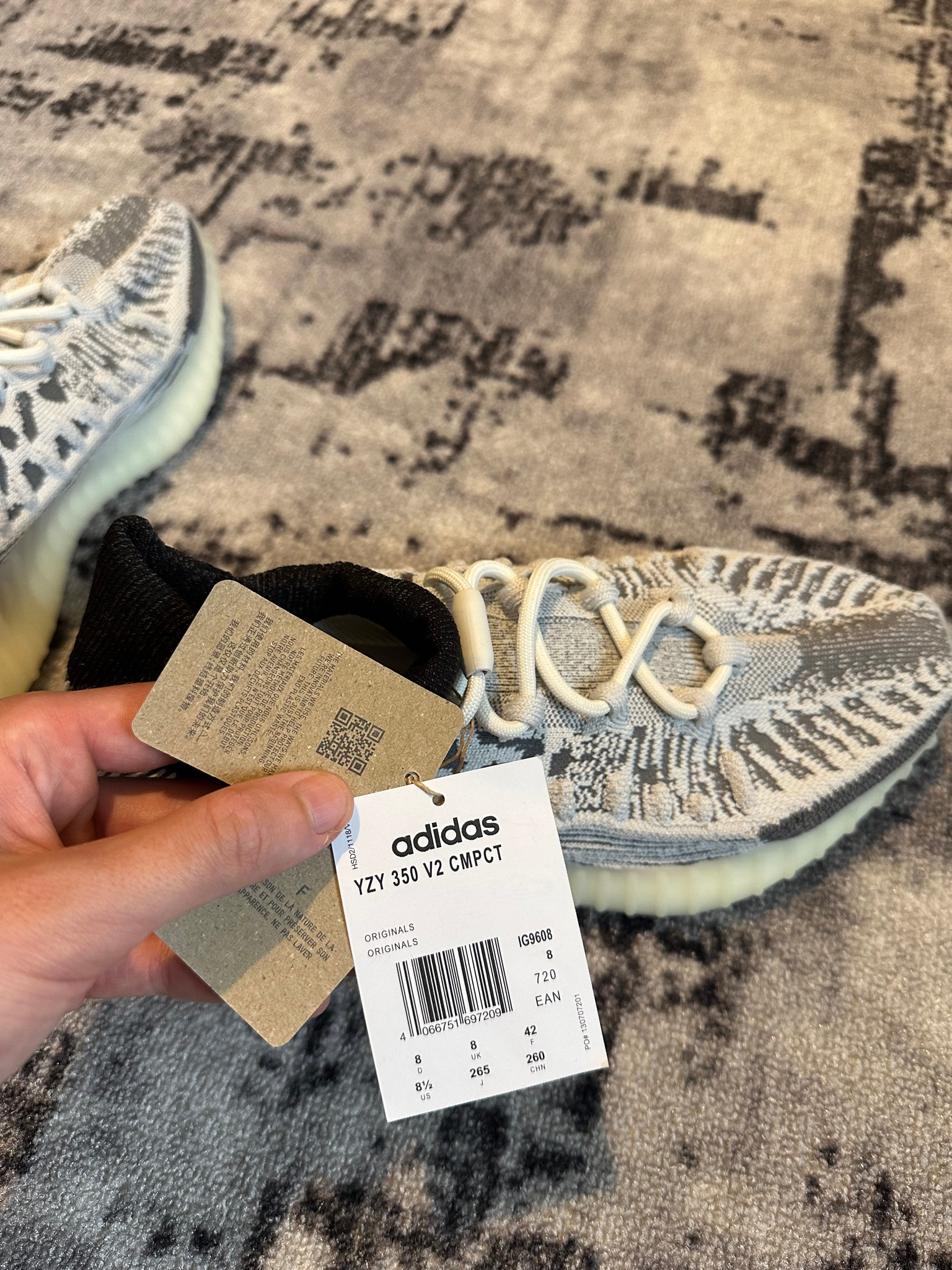 Adidas x Yeezy Yeezy Boost 350 V2 CMPCT "Panda", миниатюра 9