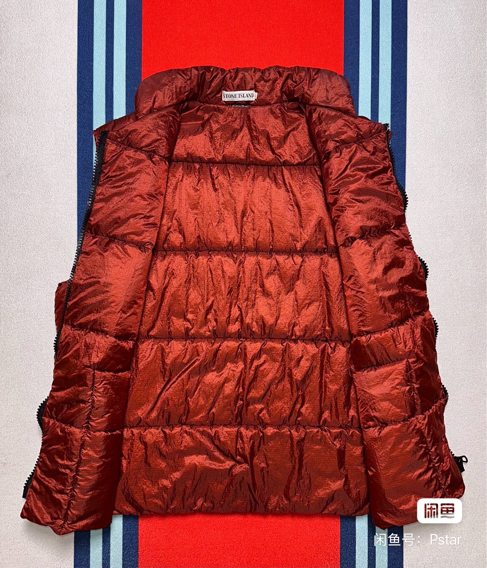 Stone Island 1195 vintage nylon ripstop puffer, миниатюра 7