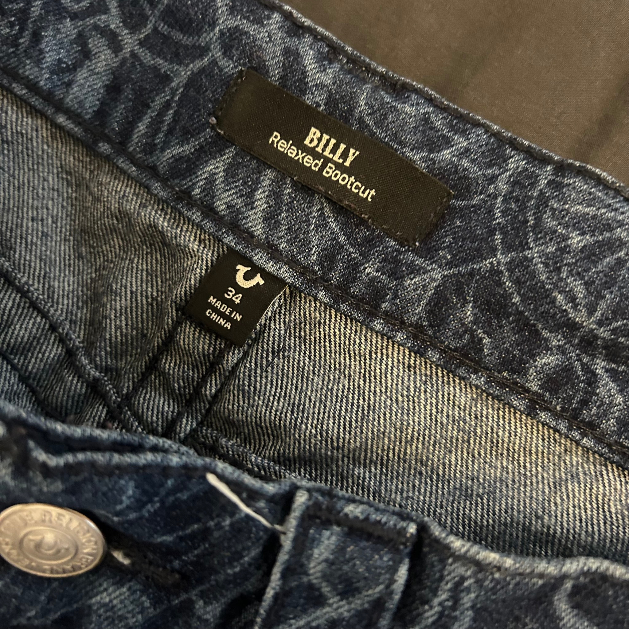 True Religion Billy Printed Stacked Bootcut Jean, миниатюра 6