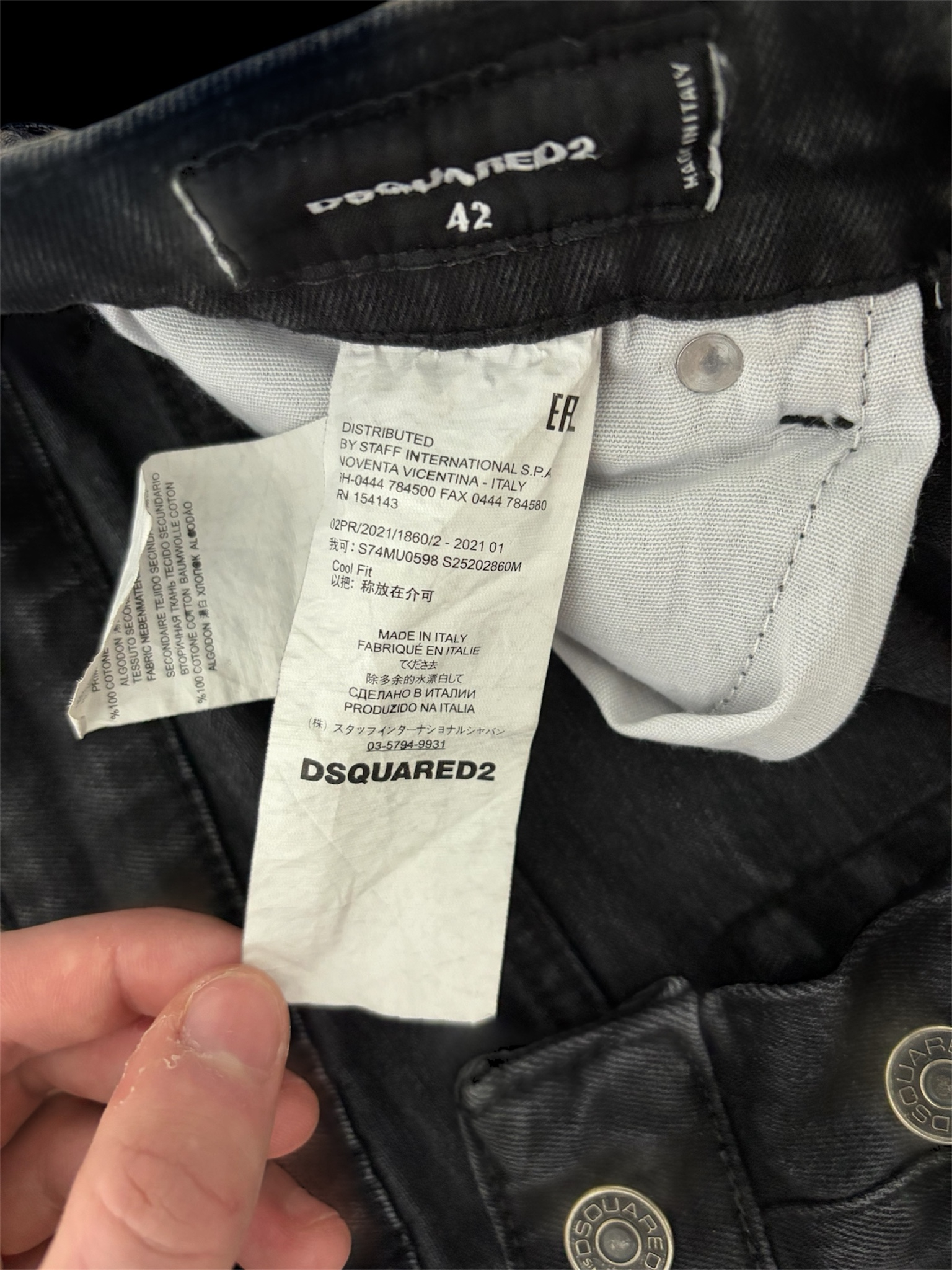 DSQUARED2 BLAC BULL JEANS, миниатюра 5